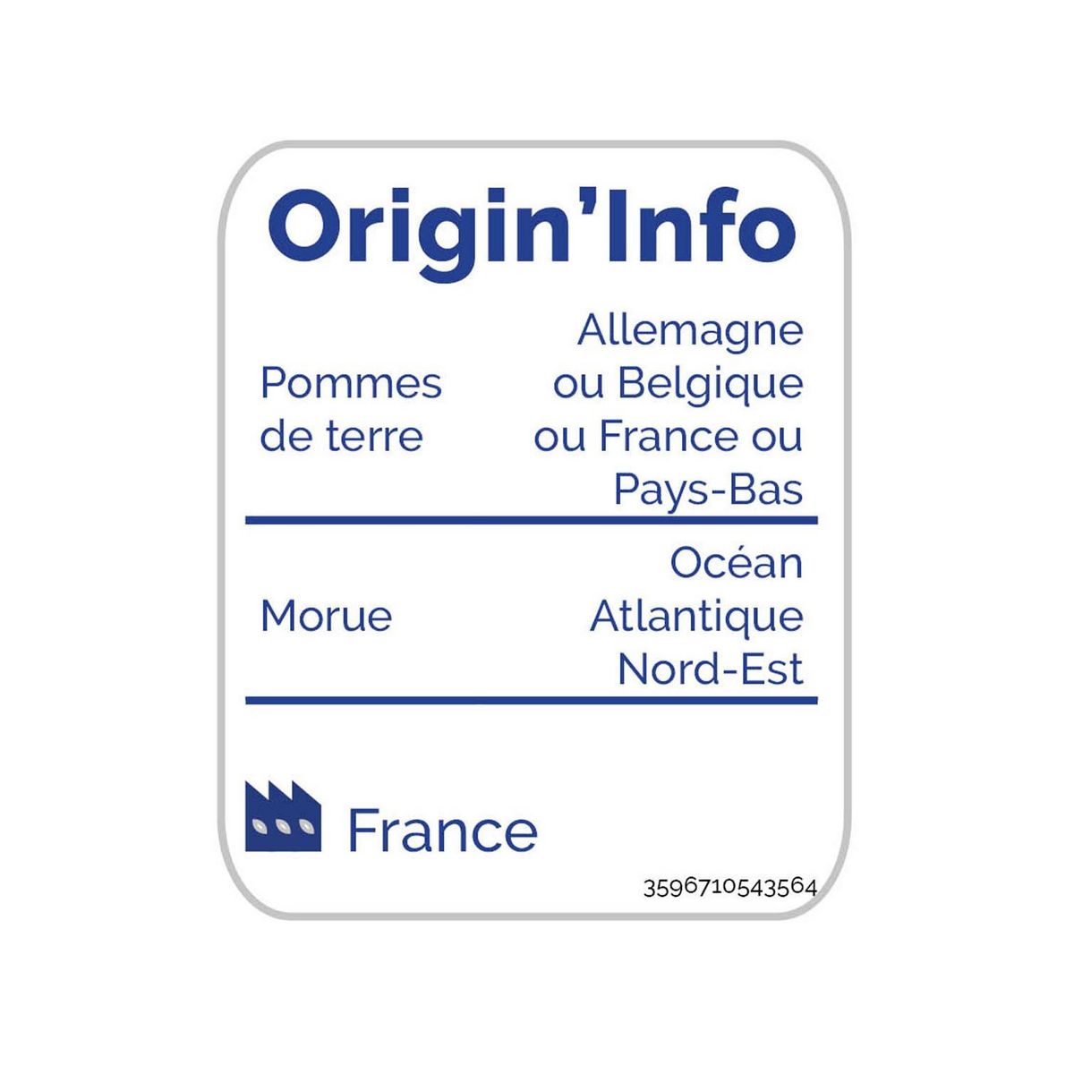 AUCHAN Brandade de morue parmentier MSC 4 portions 1kg