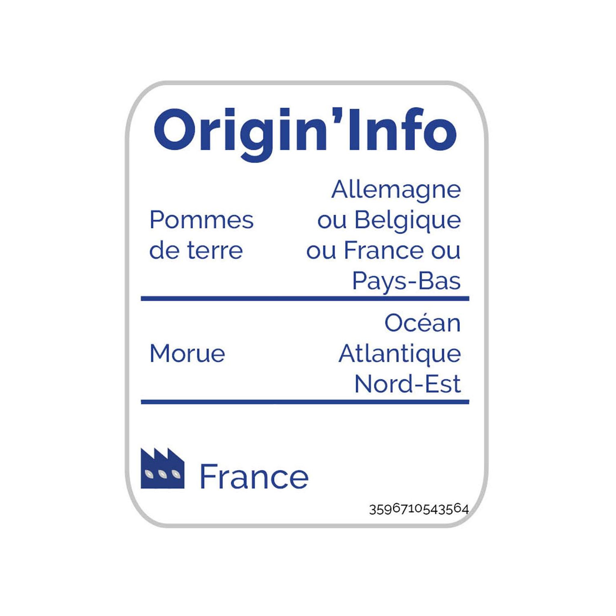 Voir la diapositive 4 : AUCHAN Brandade de morue parmentier MSC 4 portions 1kg