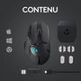 Voir la diapositive 4 : LOGITECH Souris gaming G502 LIGHTSPEED sans fil Bluethooth pour PC, Mac