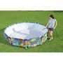 Voir la diapositive 4 : BESTWAY Piscine tubulaire ronde - Décor animaux - 3,05 x 0,66 m - Steel Pro™