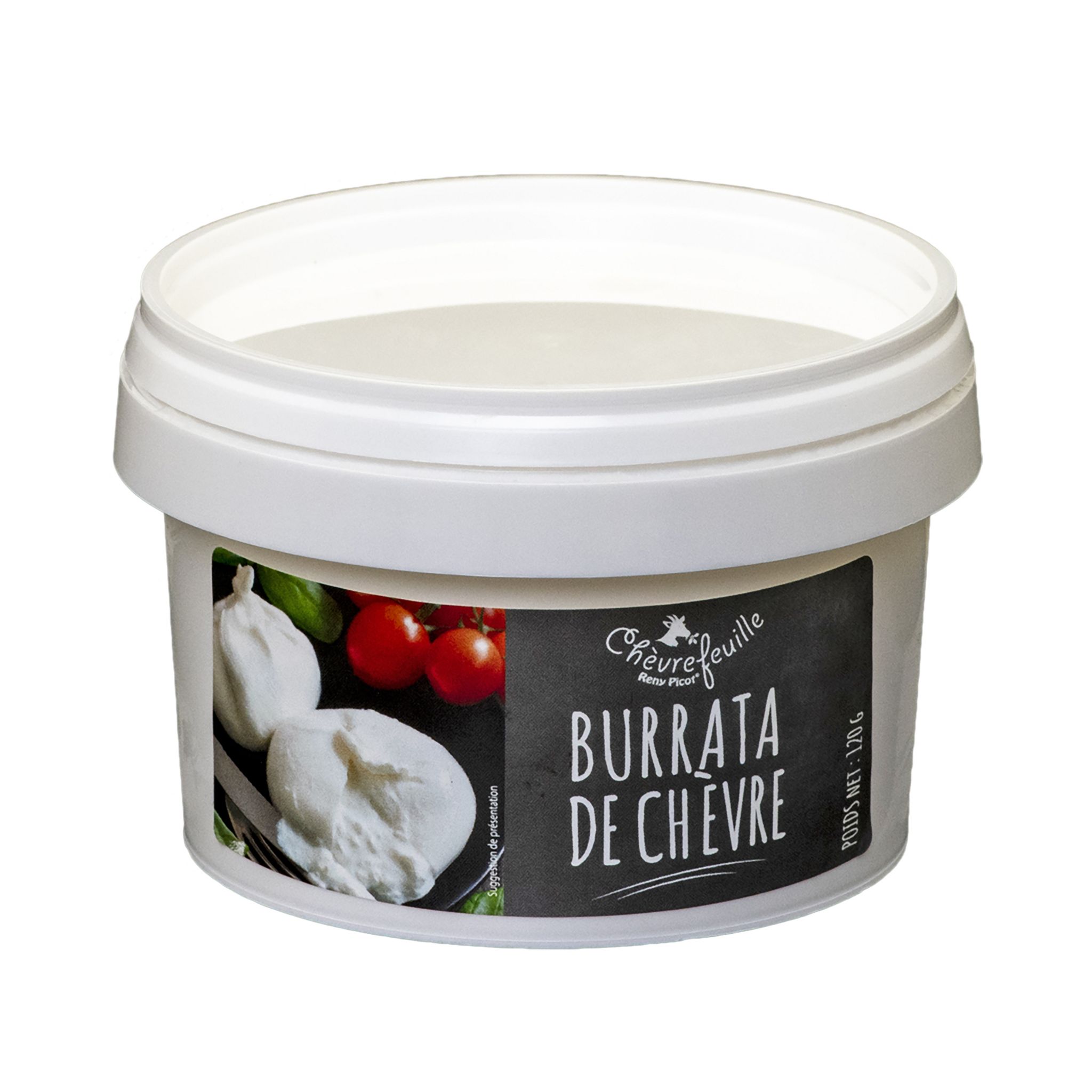 MON FROMAGER CHEVREFEUILLE Burrata de chèvre 120g