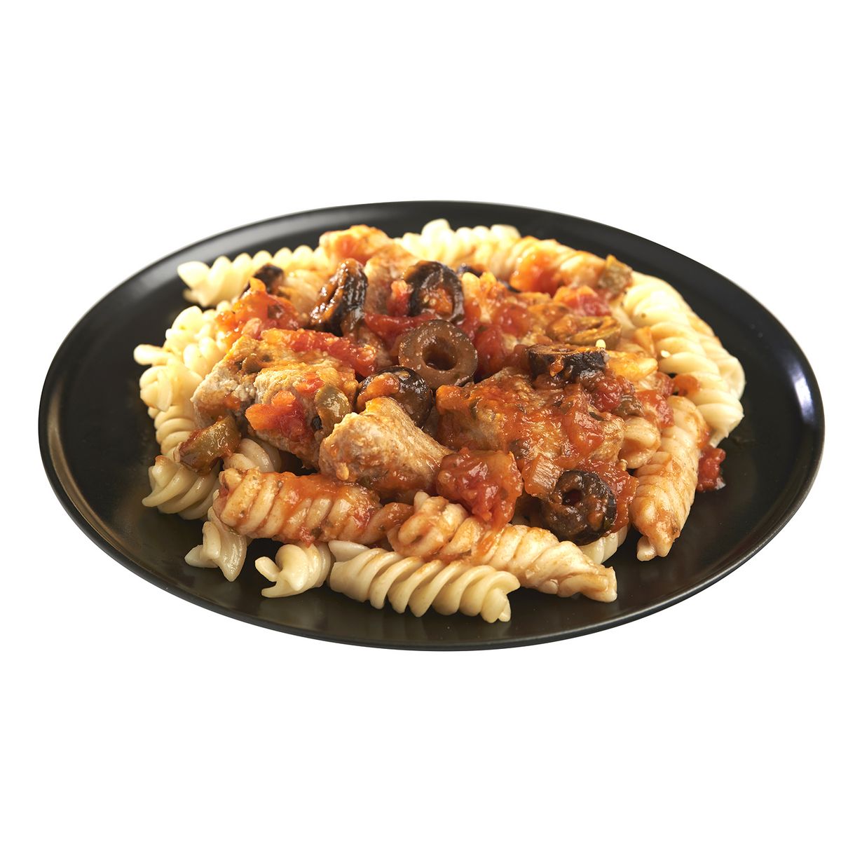 AUCHAN LE TRAITEUR Sauté de veau aux olives et fusilli 1 part 300g