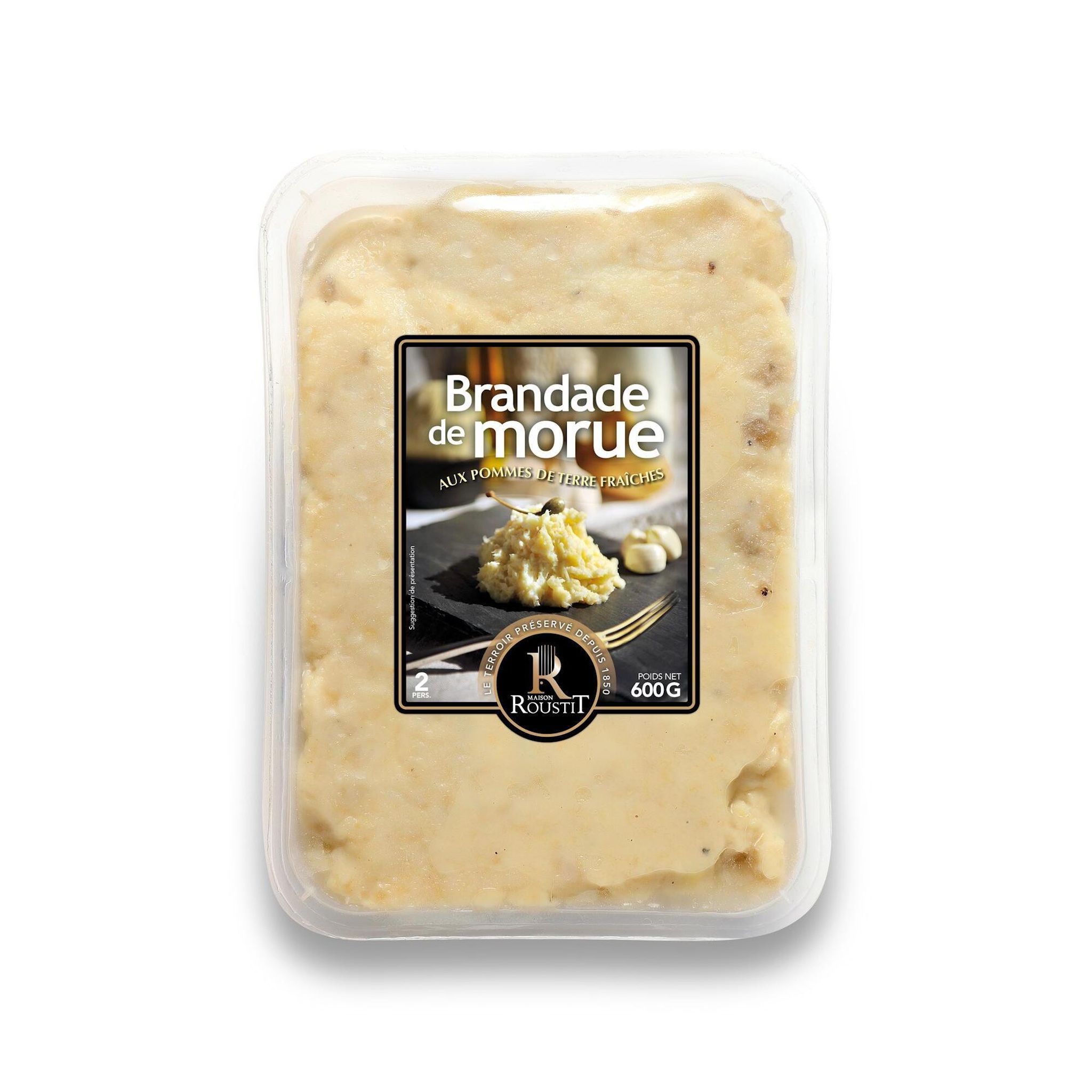 MAISON ROUSTIT Brandade de morue aux pommes de terre fraîches 600g