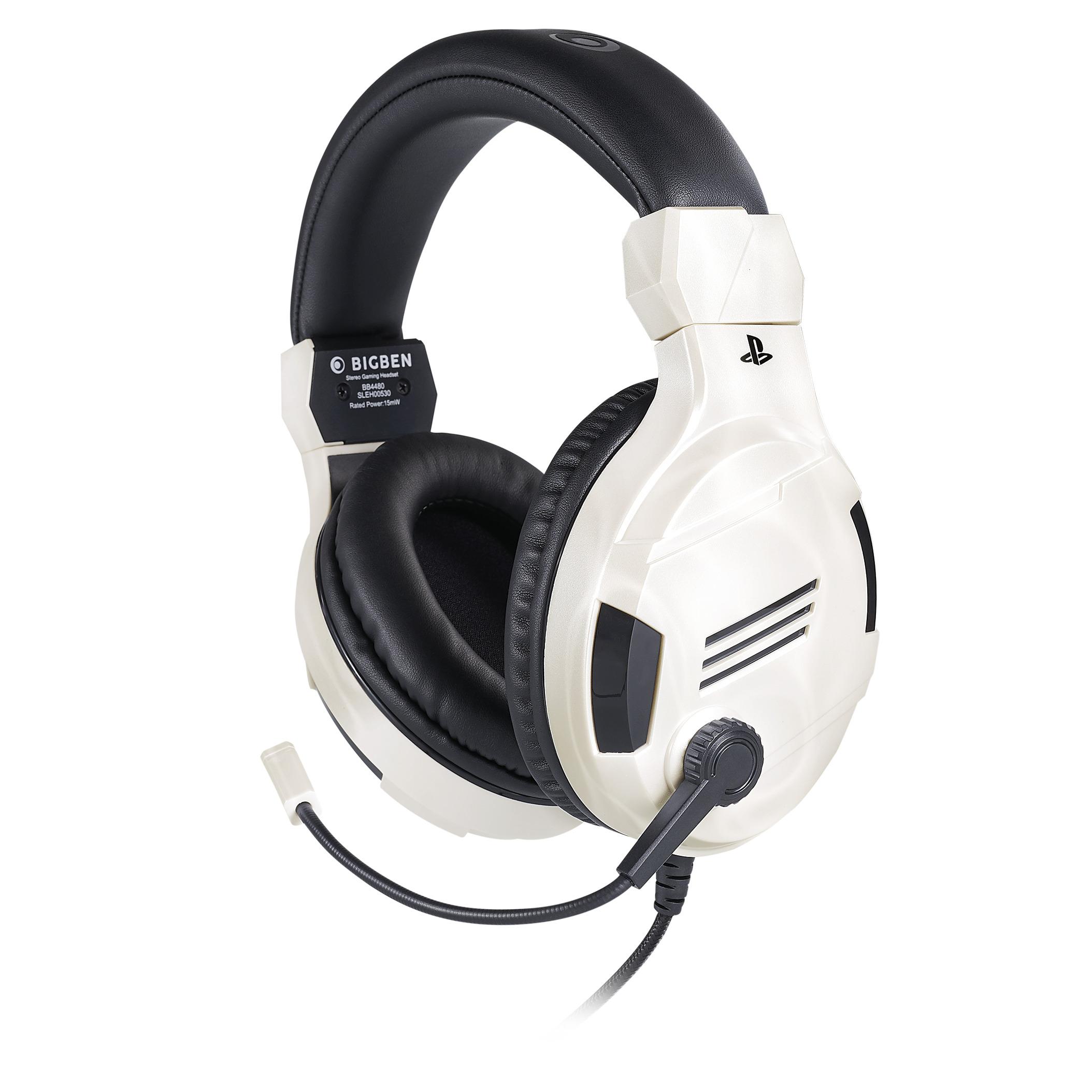 Voir la diapositive 2 : NACON Casque Gamer Officiel V3 Blanc PS4