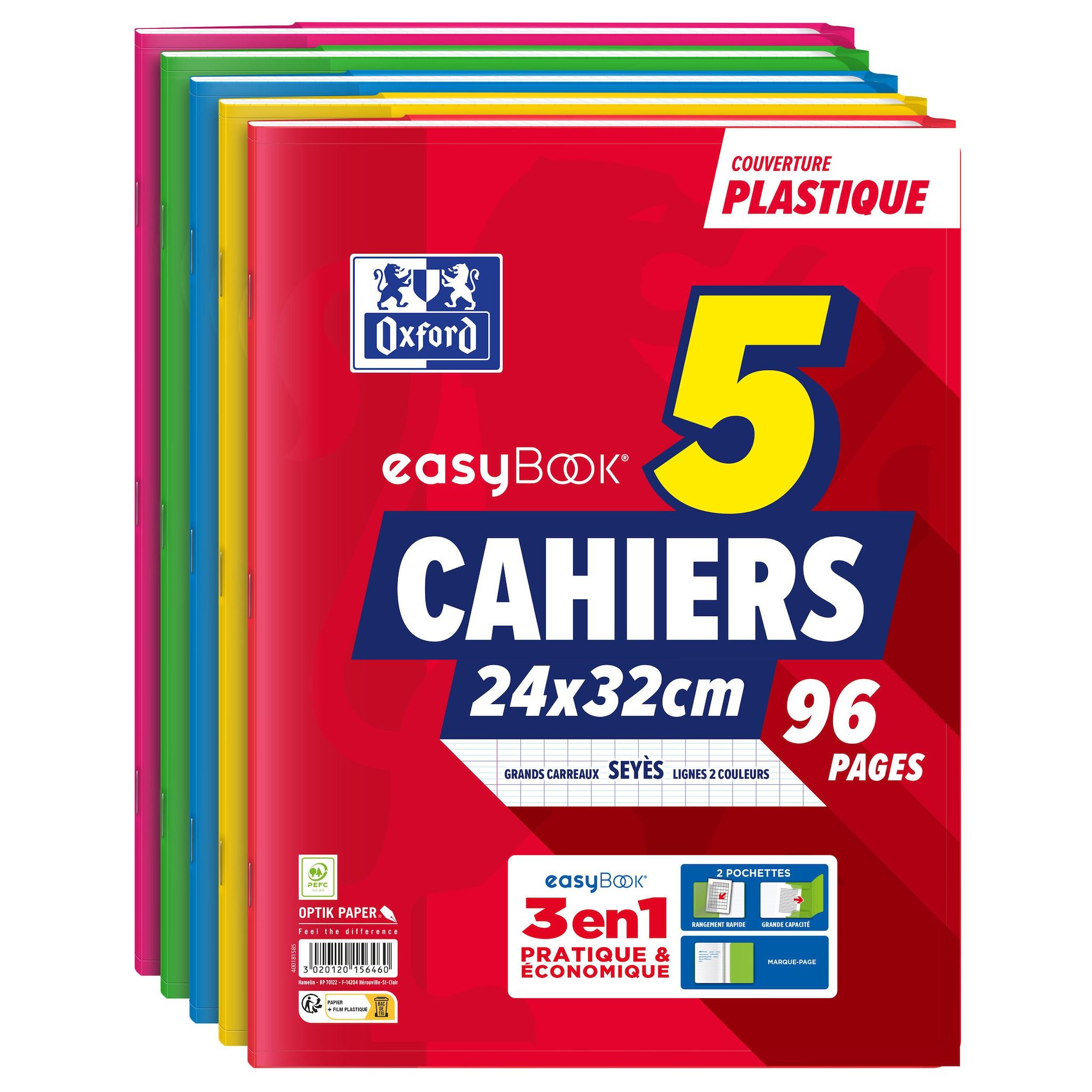 HAMELIN EasyBook Oxford 24x32cm 96 pages Seyes 90g