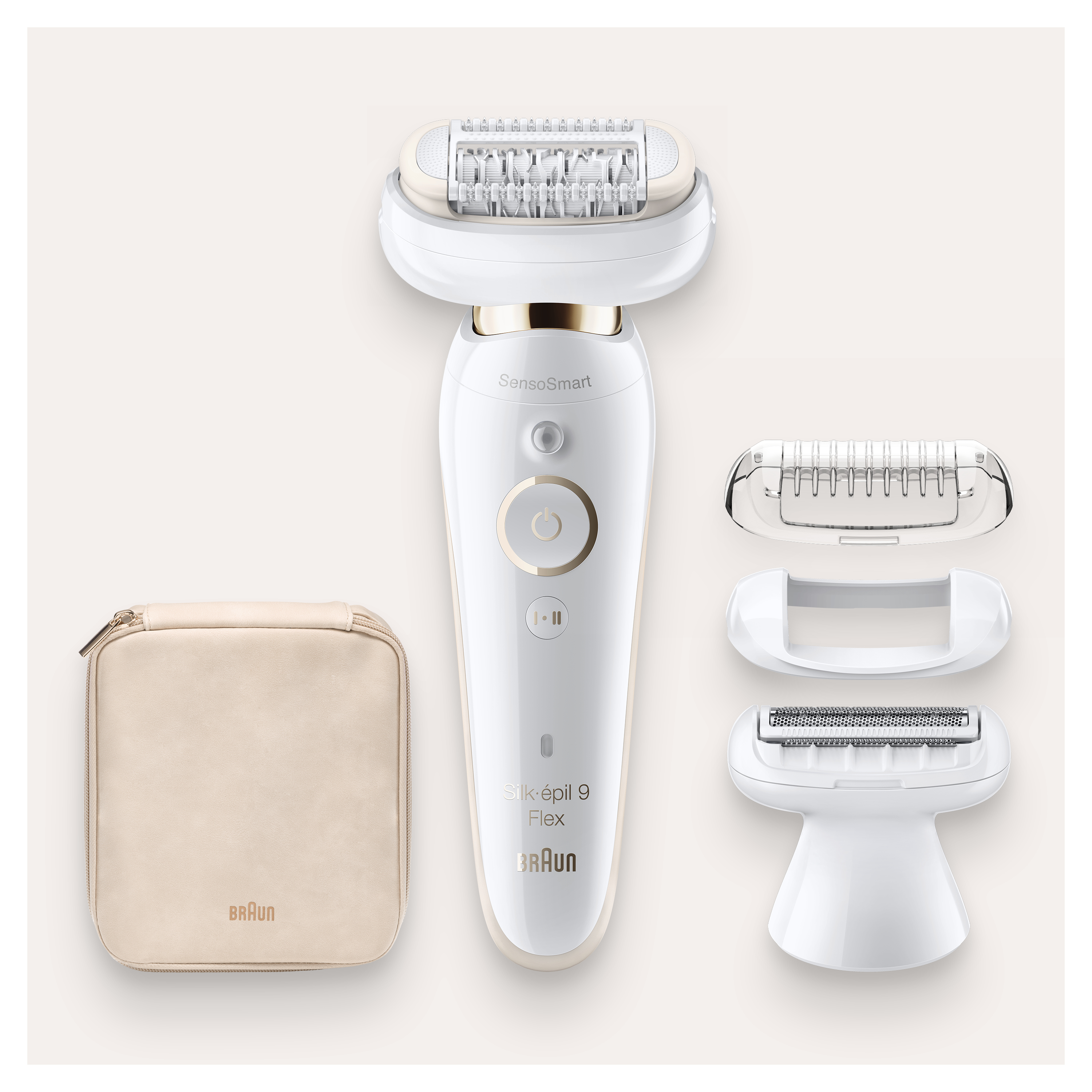 Voir la diapositive 12 : BRAUN Épilateur électrique SES9002 3D - Blanc