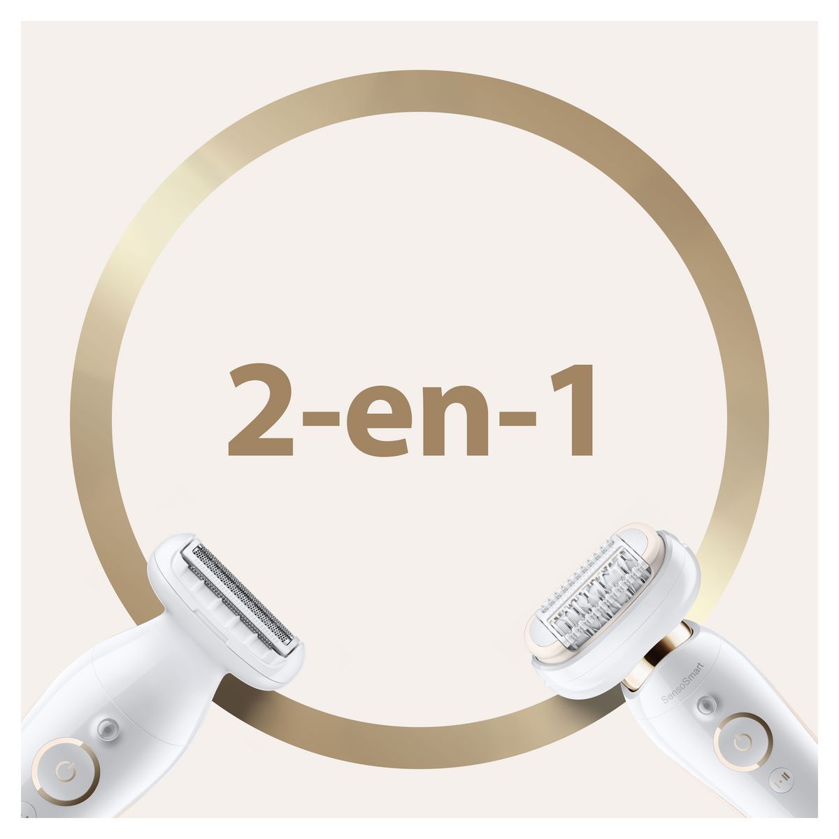 BRAUN Épilateur électrique SES9002 3D - Blanc