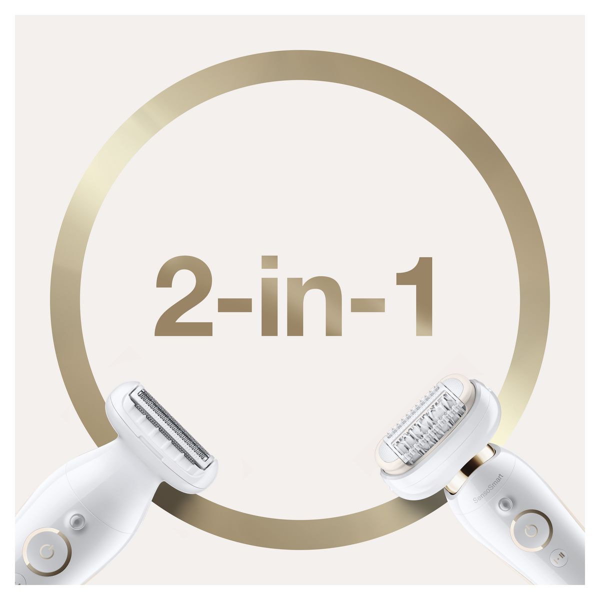 BRAUN Épilateur électrique SES9002 3D - Blanc