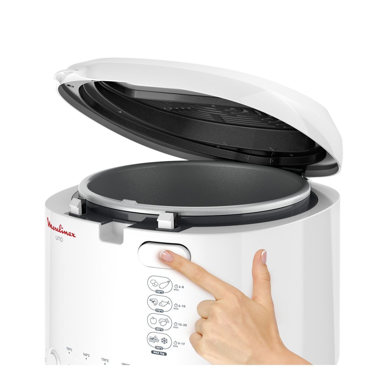 MOULINEX Friteuse électrique UNO AF203110 - Blanc