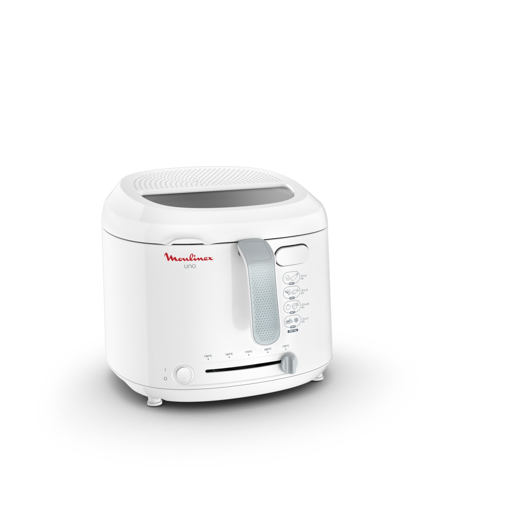 Voir la diapositive 5 : MOULINEX Friteuse électrique UNO AF203110 - Blanc