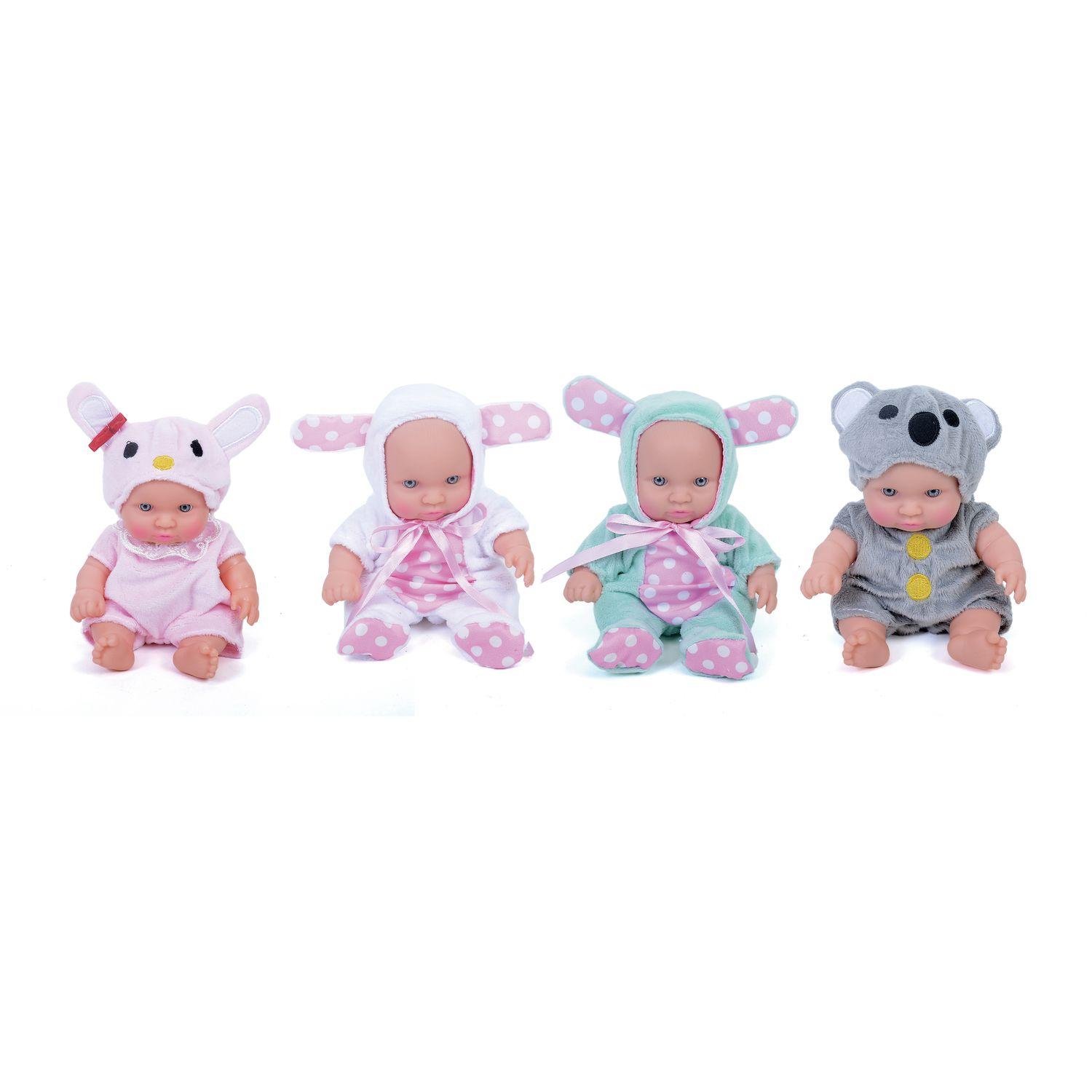 Voir la diapositive 4 : ONE TWO FUN Poupée Bébé Animaux Mignon