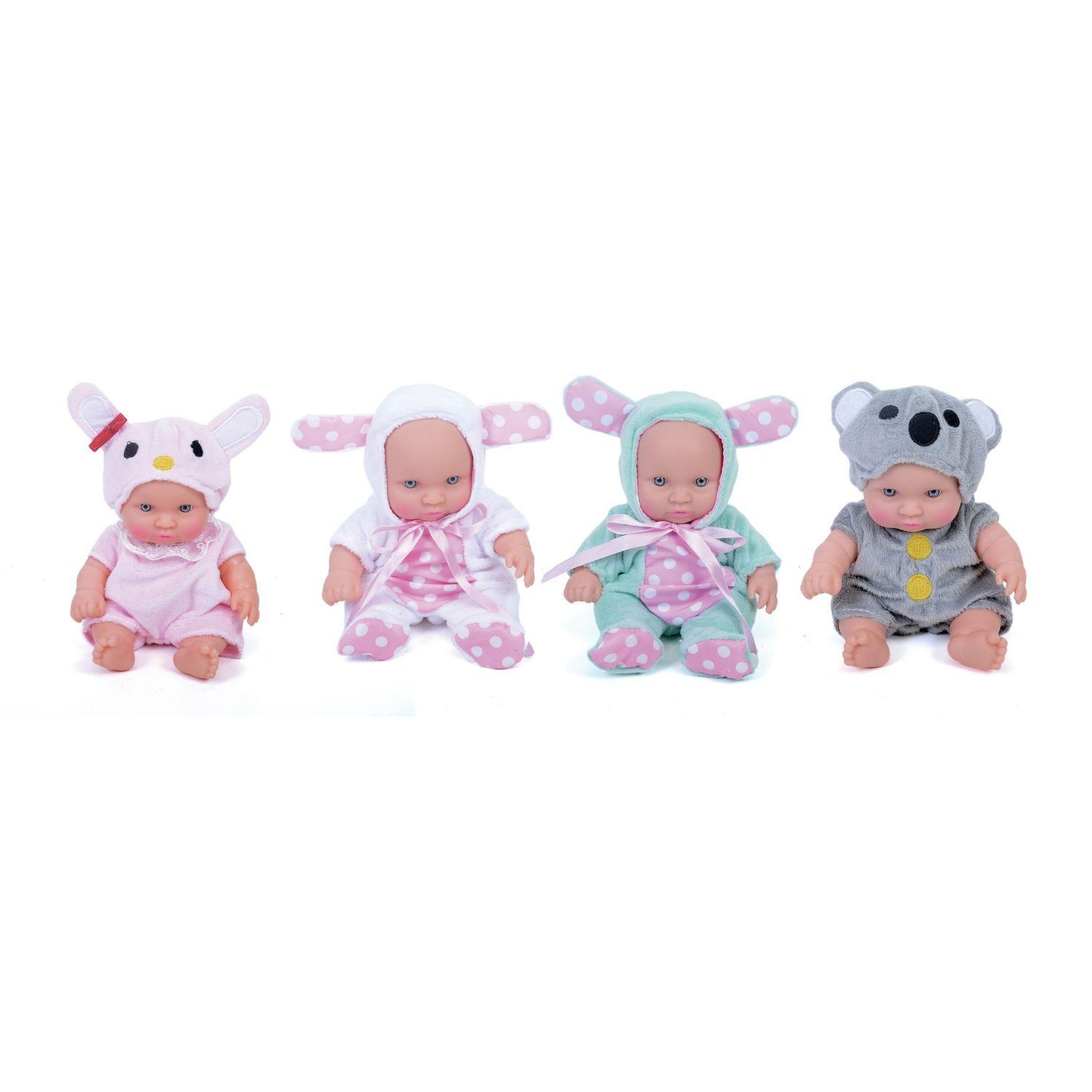 Voir la diapositive 4 : ONE TWO FUN Poupée Bébé Animaux Mignon