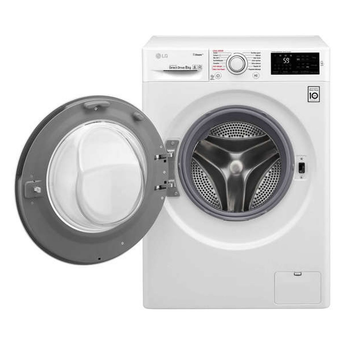 LG Lave linge hublot F84J62ST, 8 kg, 1400 T/min