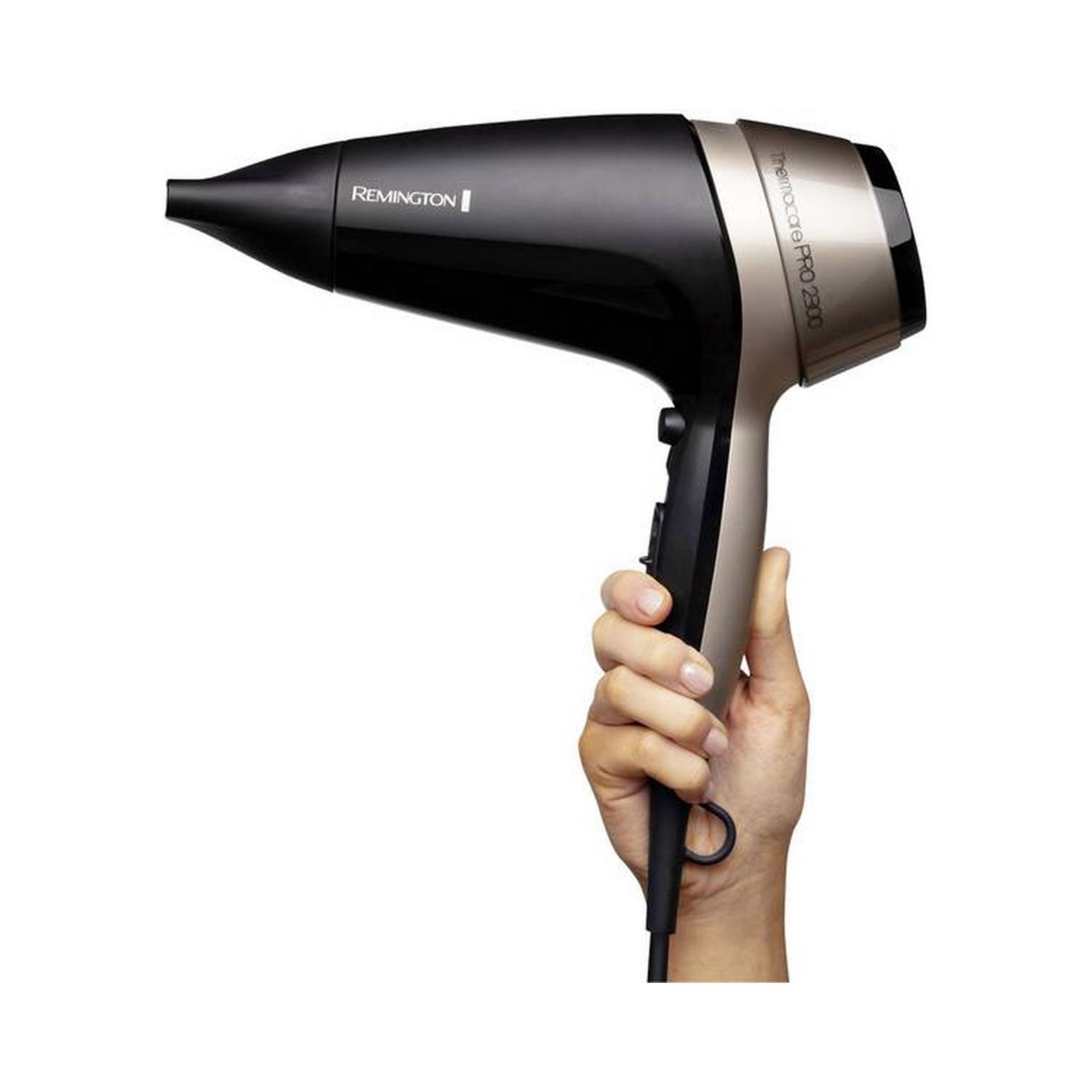 Voir la diapositive 3 : REMINGTON Sèche cheveux ionique avec diffuseur D5715 - Noir