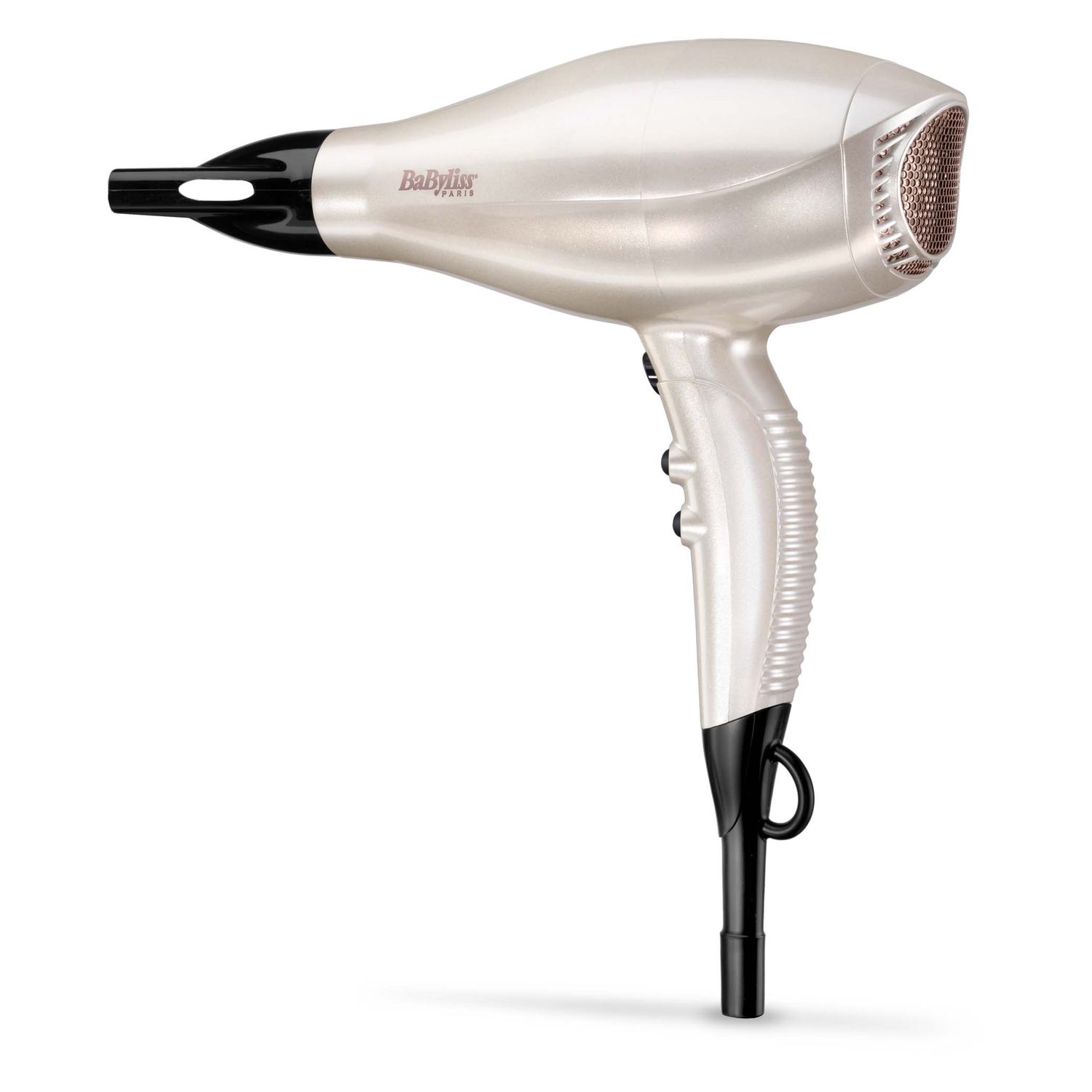 Voir la diapositive 2 : BABYLISS Sèche cheveux fonction ionique 5395PE - Gris