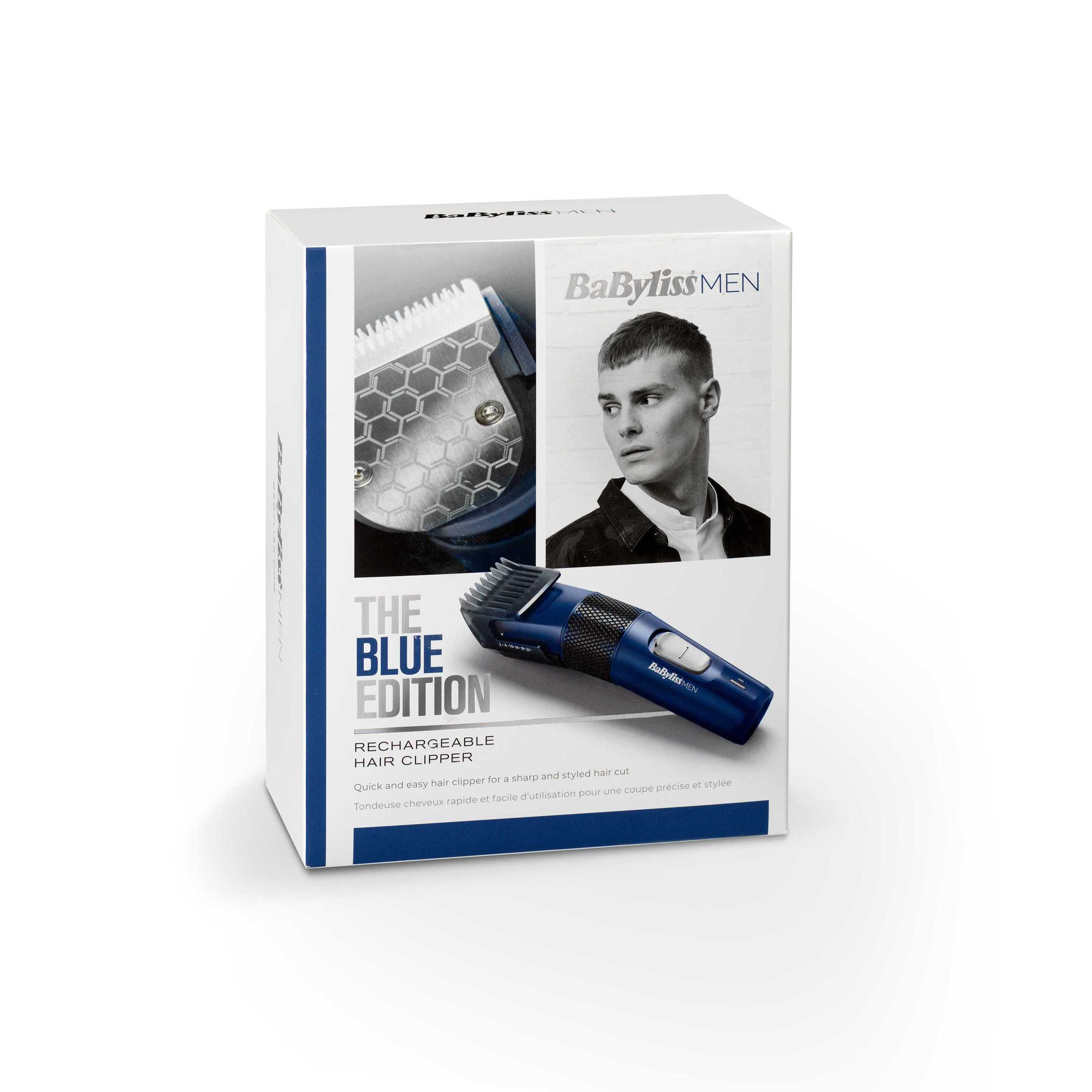 Voir la diapositive 3 : BABYLISS Tondeuse cheveux 7756PE - Bleu