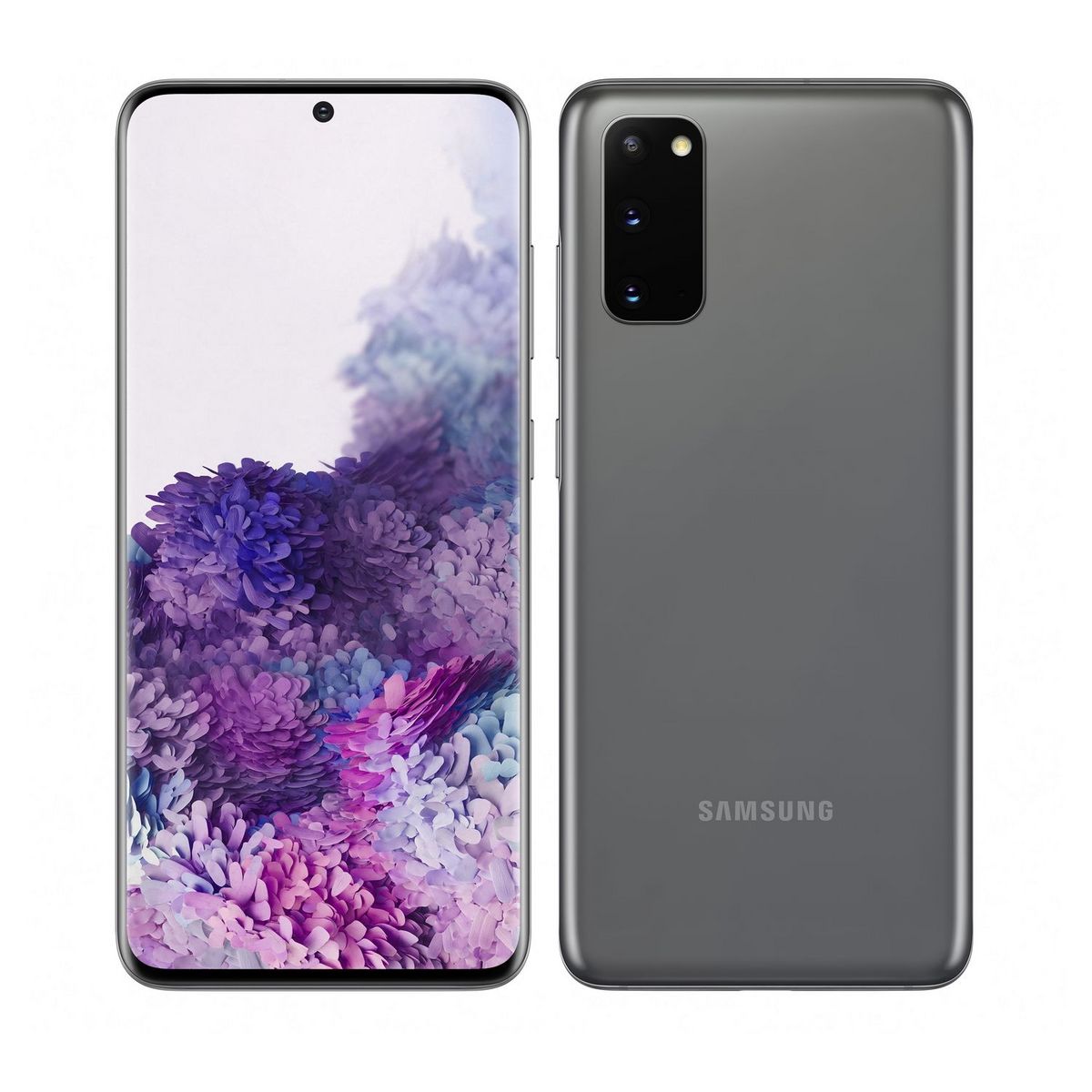 SAMSUNG Smartphone Galaxy S20 128 Go 6.2 pouces Gris 4G Double port Sim + e-Sim