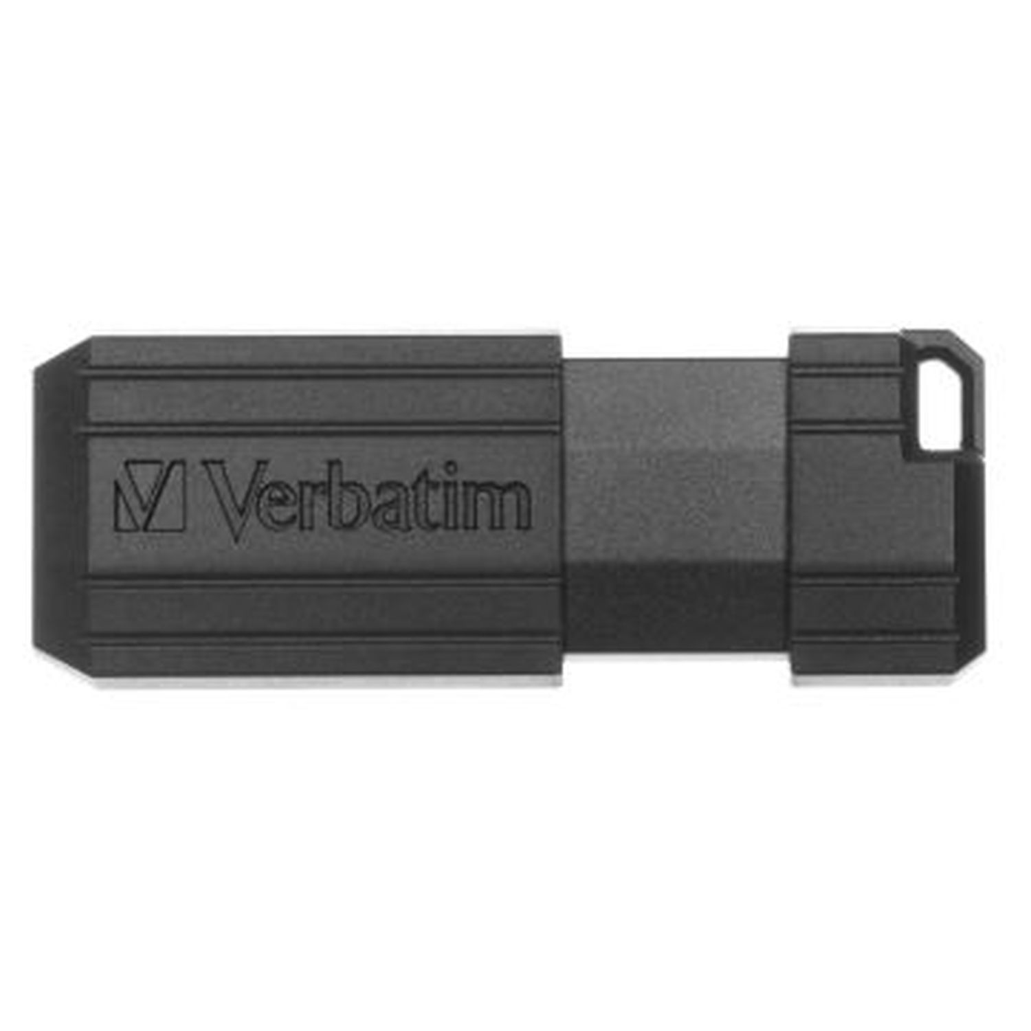 Voir la diapositive 3 : VERBATIM Clé USB 2.0 128 Go Noire PinStripe