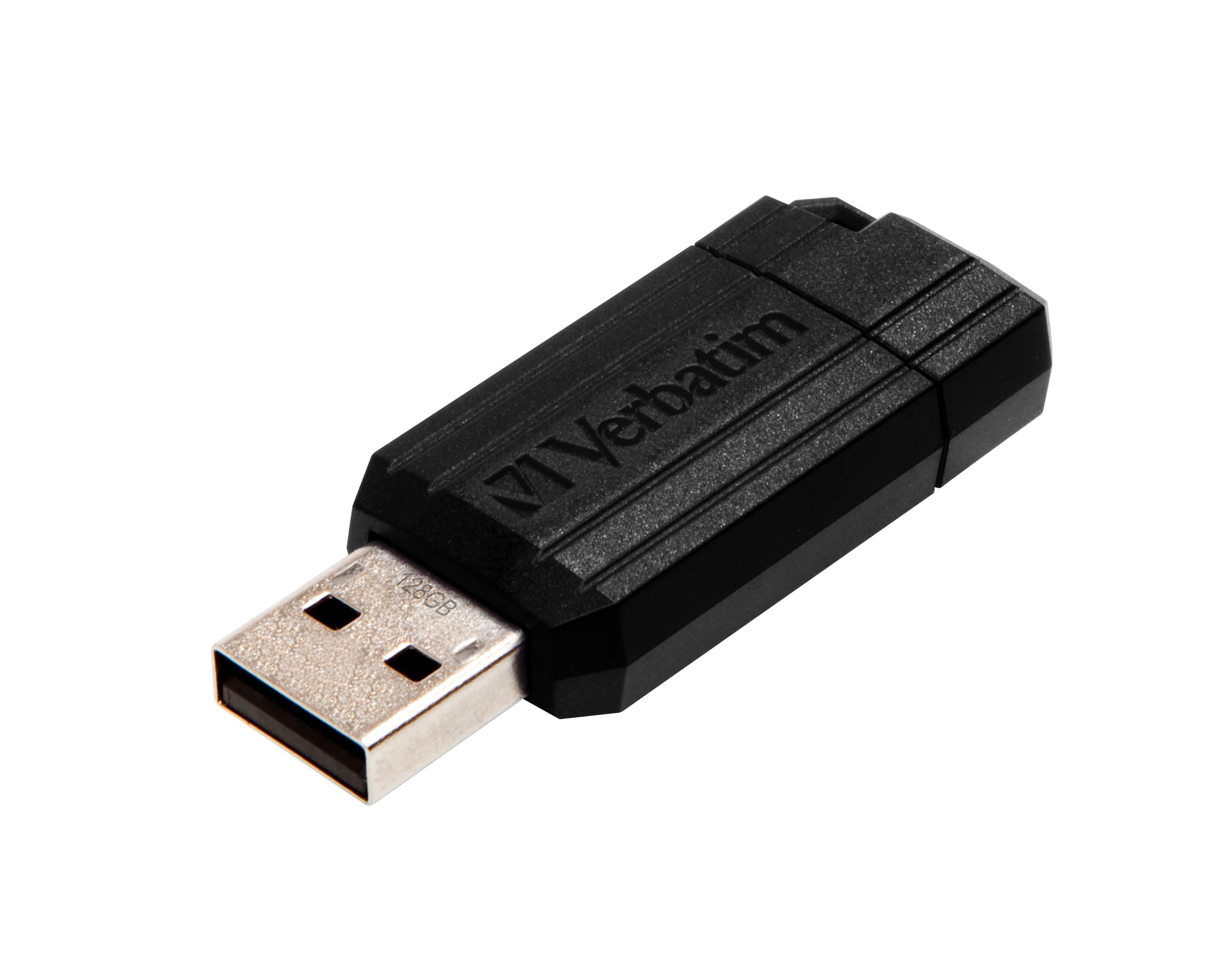Voir la diapositive 6 : VERBATIM Clé USB 2.0 128 Go Noire PinStripe