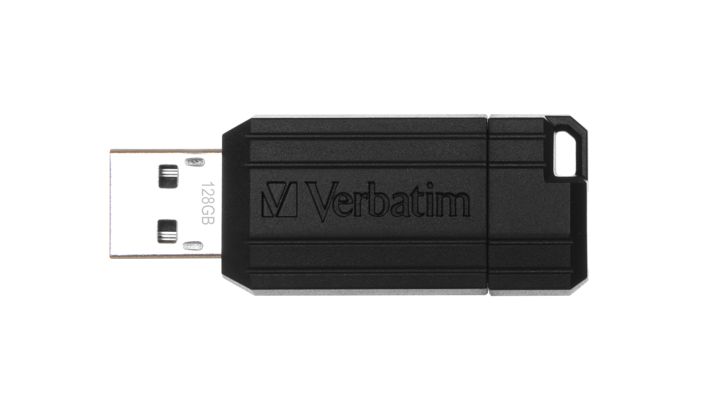Voir la diapositive 8 : VERBATIM Clé USB 2.0 128 Go Noire PinStripe
