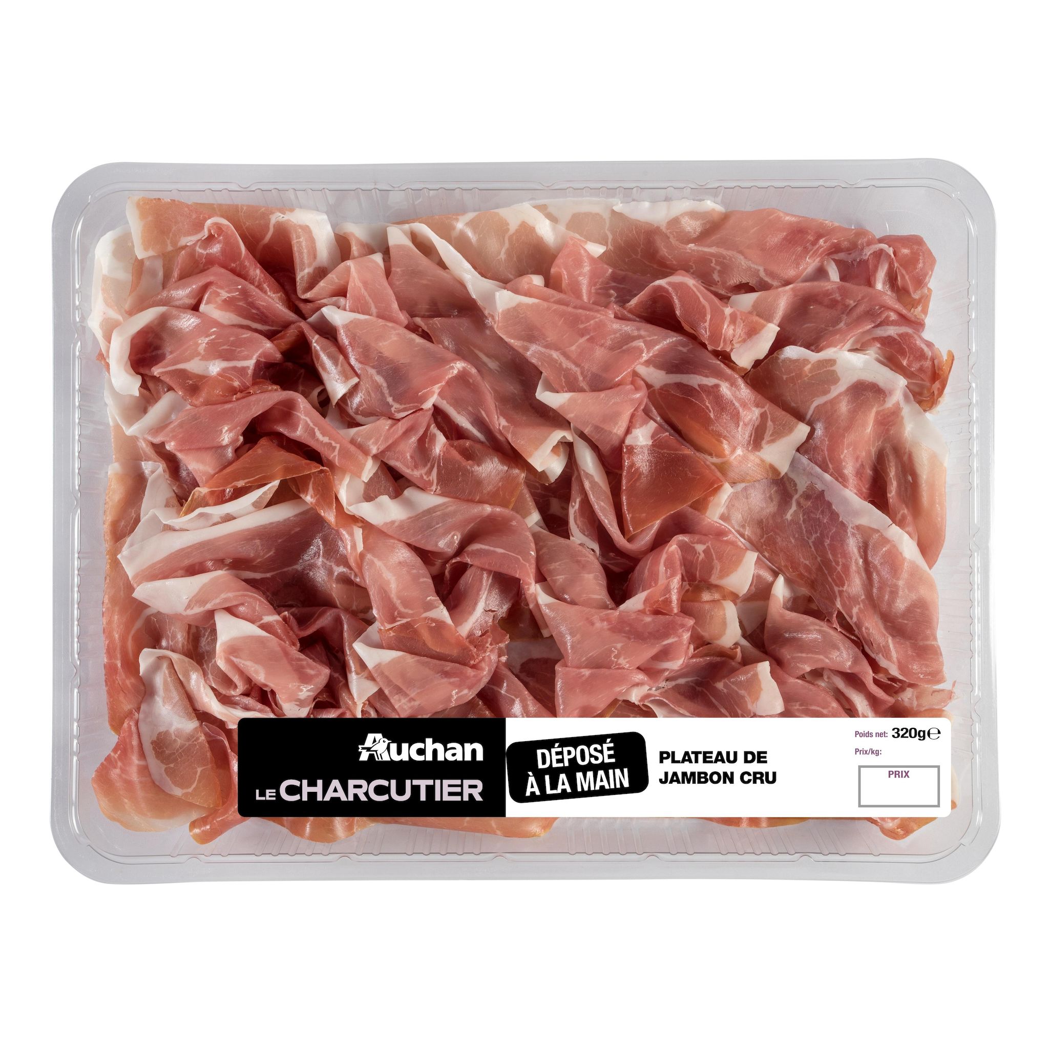 AUCHAN Plateau jambon sec Italien 320g