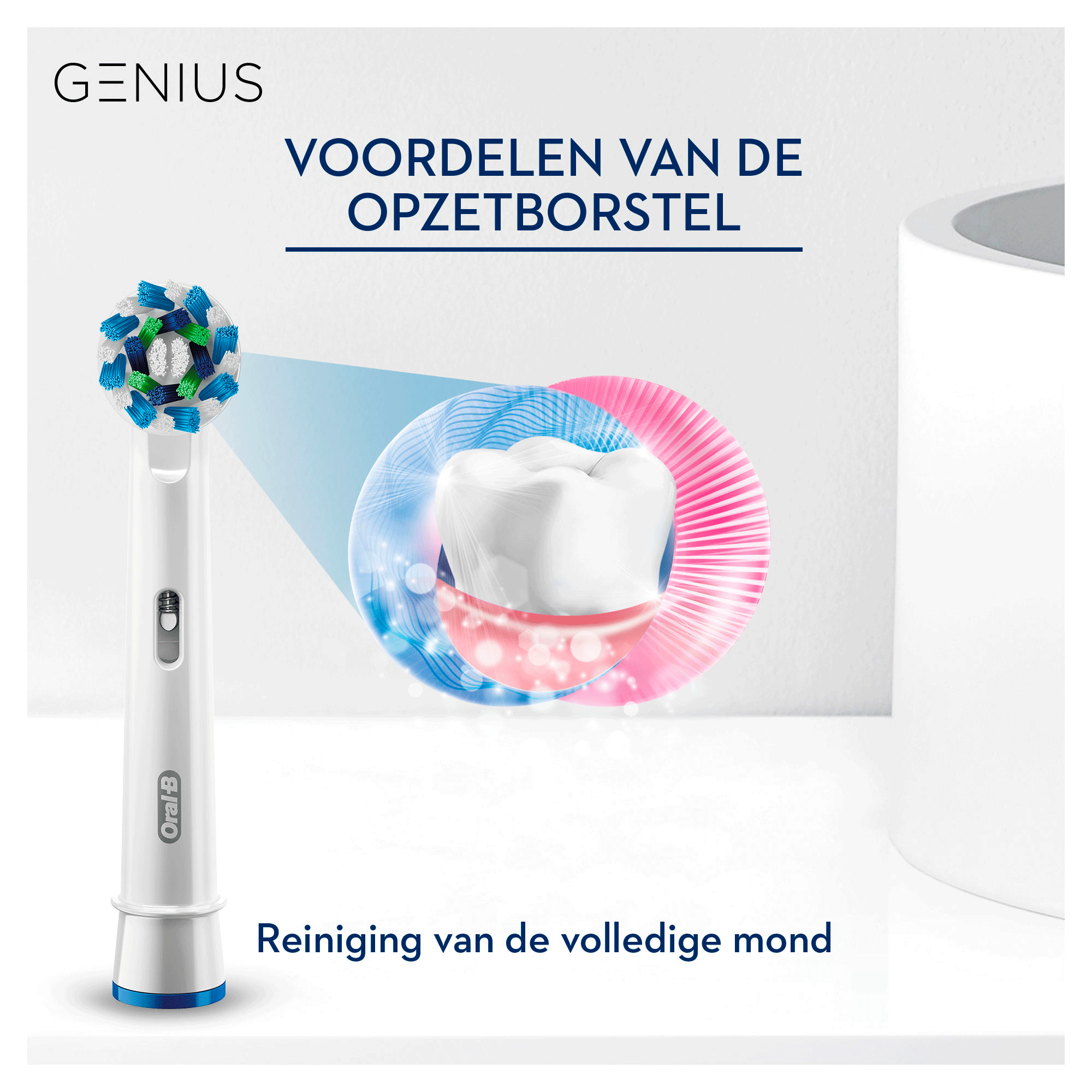 Voir la diapositive 24 : ORAL-B Brosse à dents électrique GENIUS8000N - Blanc