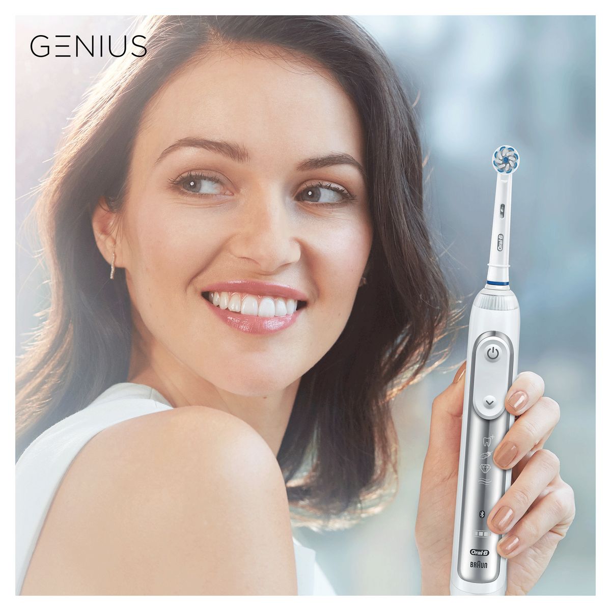 ORAL-B Brosse à dents électrique GENIUS8000N - Blanc