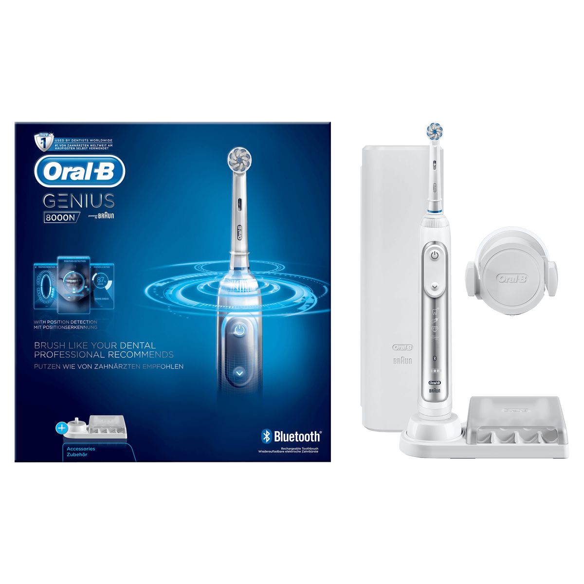 ORAL-B Brosse à dents électrique GENIUS8000N - Blanc