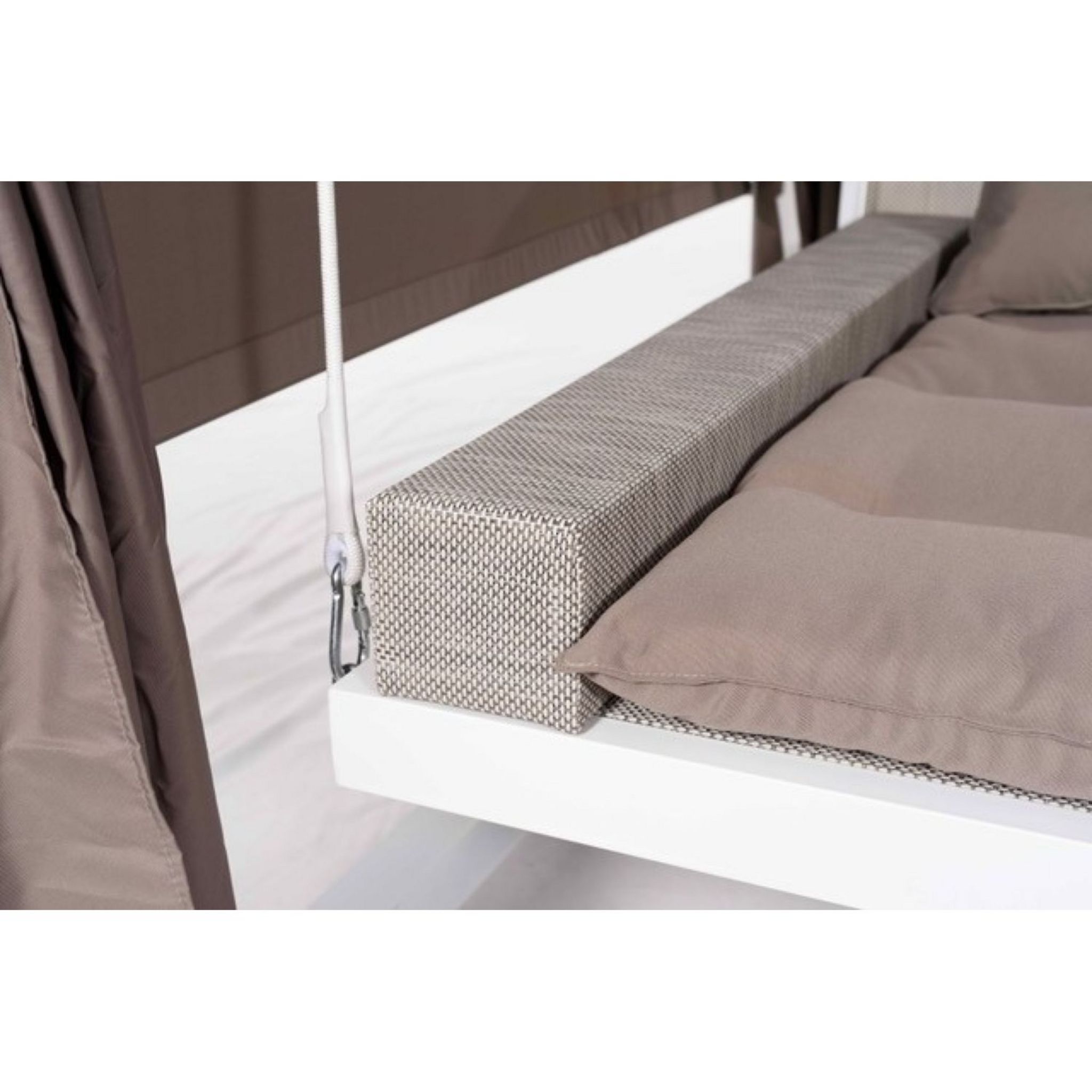 Voir la diapositive 5 : Lit balancelle - Acier  - MELO