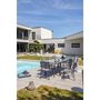 Voir la diapositive 12 : DCB GARDEN Salon de jardin - 8 places - Aluminium - Anthracite - TOLEDE