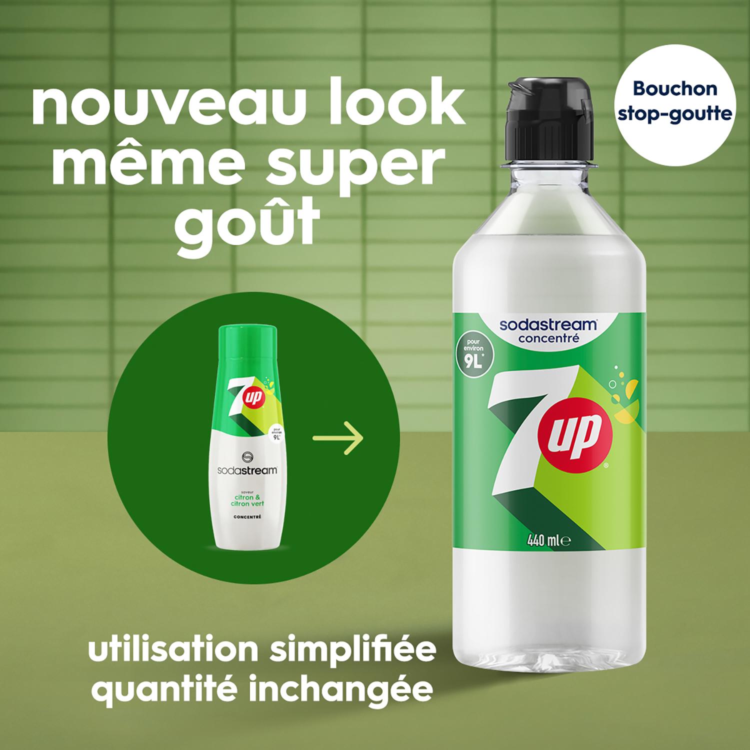 Voir la diapositive 3 : SODASTREAM Concentré Seven Up 440ml