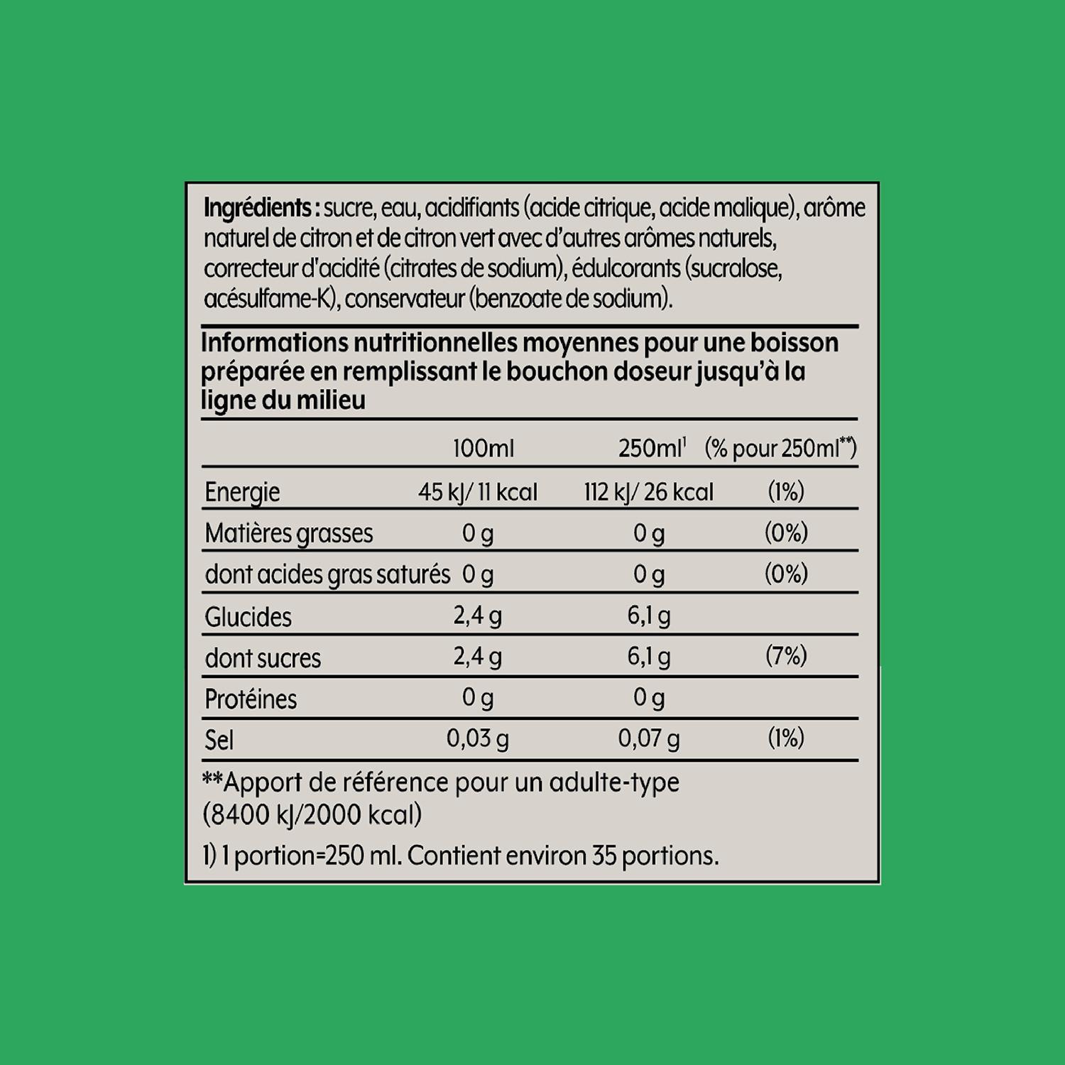 Voir la diapositive 7 : SODASTREAM Concentré Seven Up 440ml