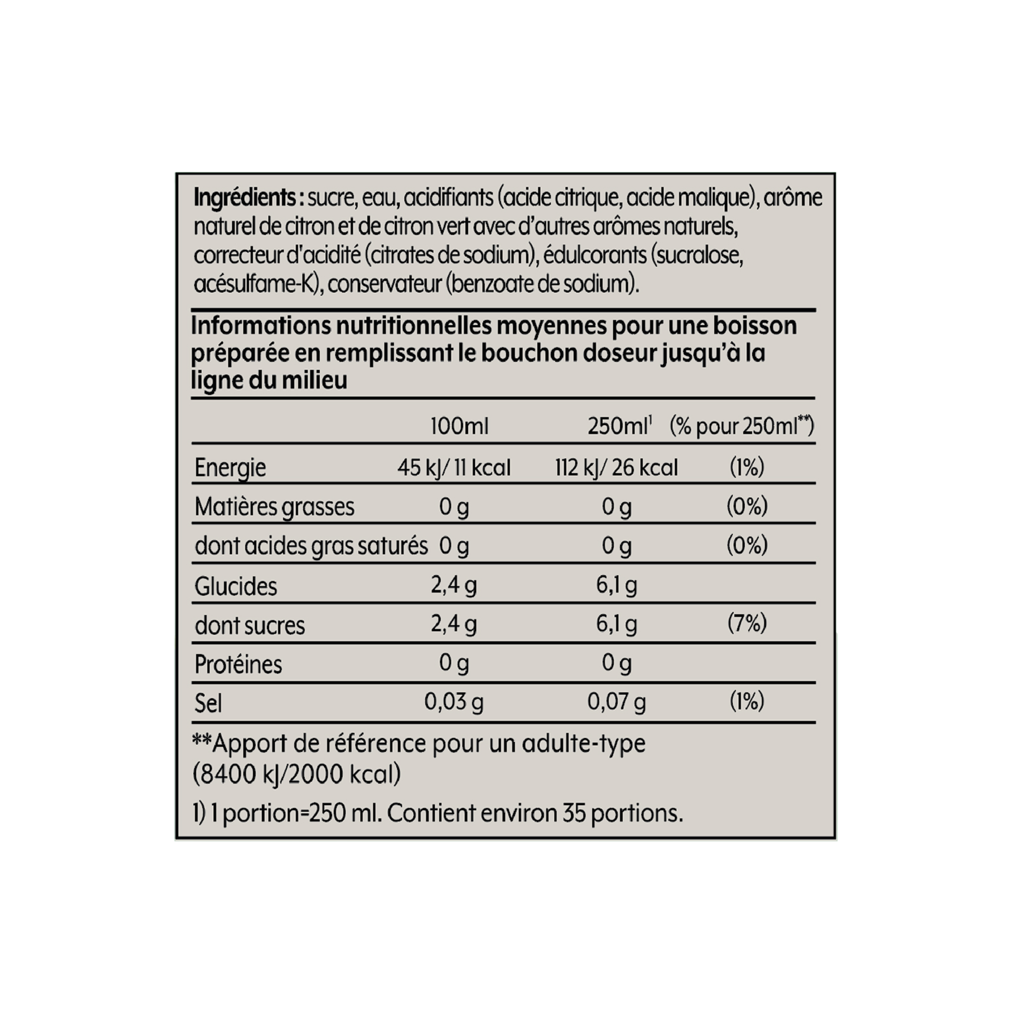 Voir la diapositive 8 : SODASTREAM Concentré Seven Up 440ml