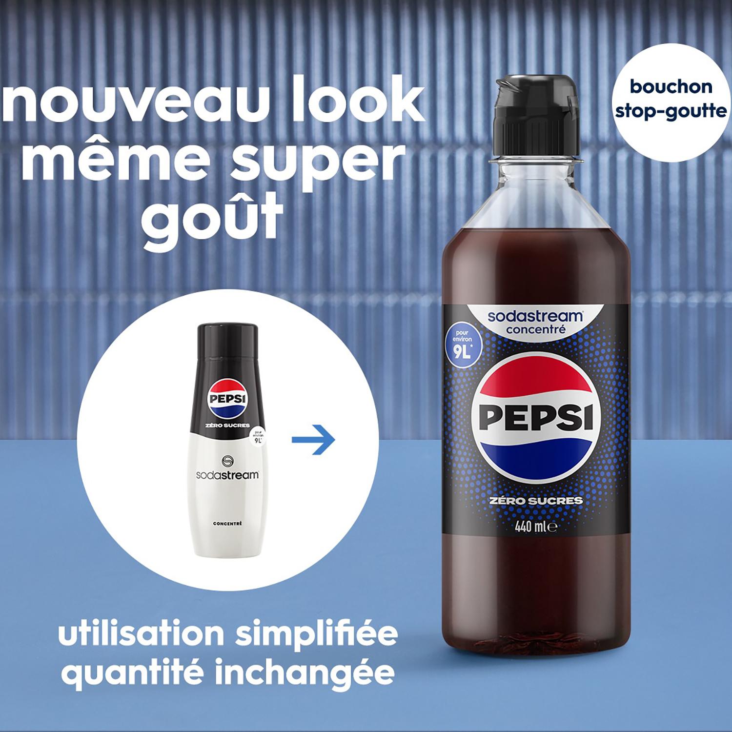 Voir la diapositive 3 : SODASTREAM Concentré Pepsi Max 440ml
