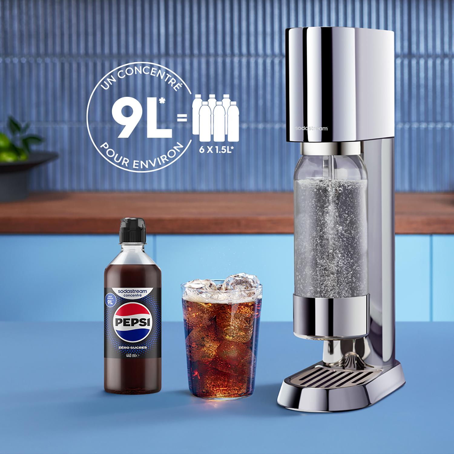 Voir la diapositive 4 : SODASTREAM Concentré Pepsi Max 440ml