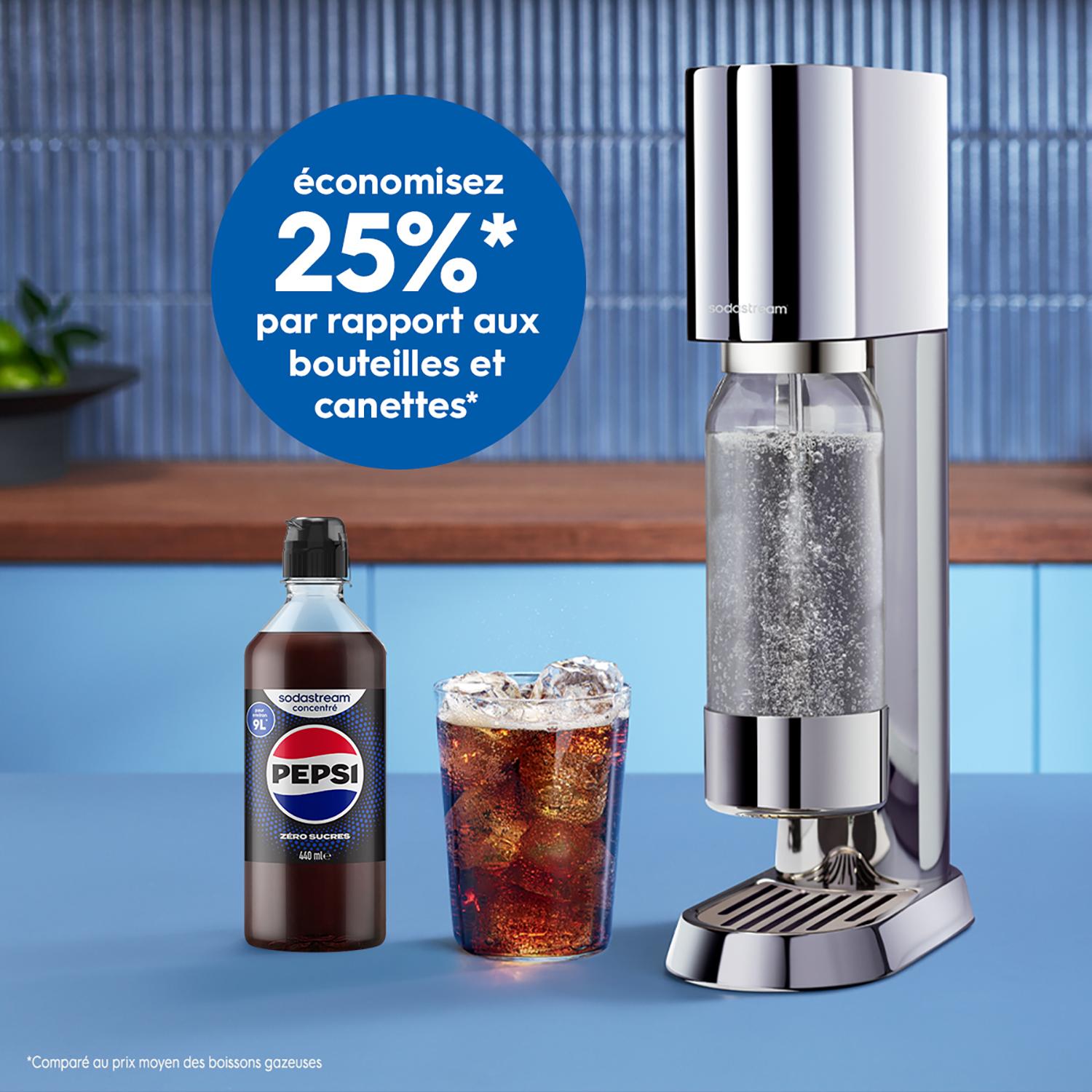 Voir la diapositive 5 : SODASTREAM Concentré Pepsi Max 440ml