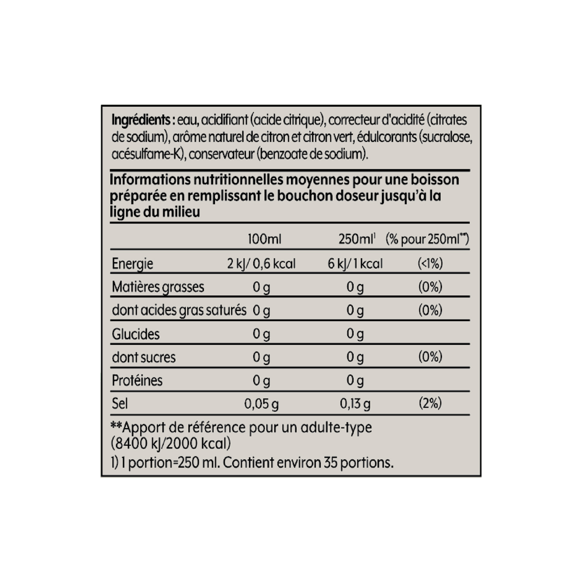 SODASTREAM Concentré pour soda 30011729