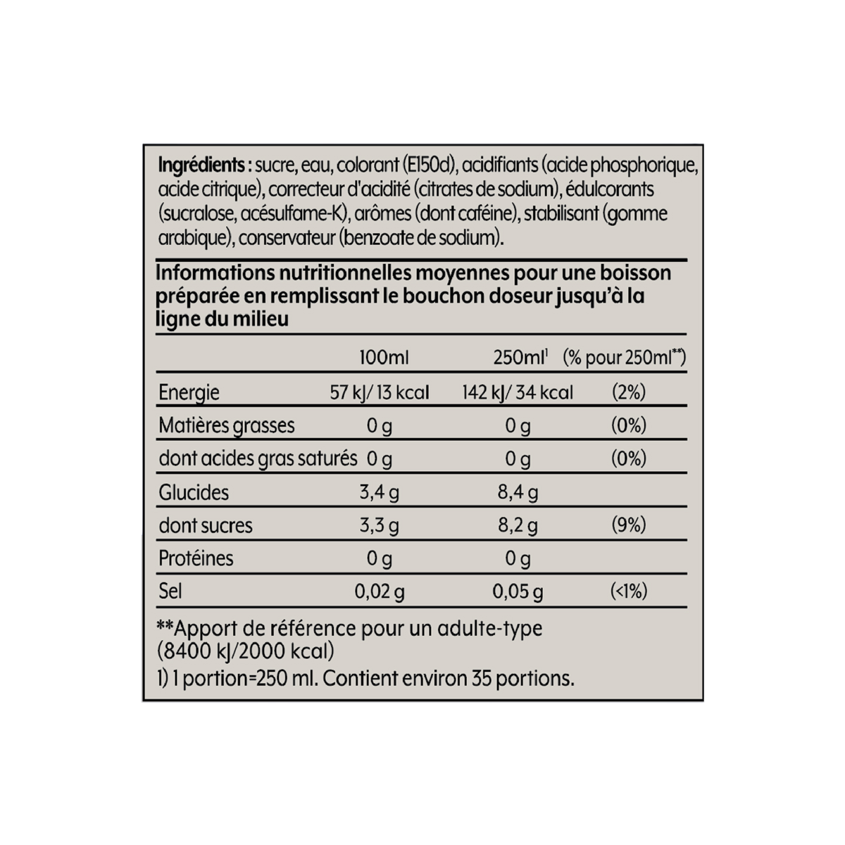 SODASTREAM Concentré Pepsi 440ml