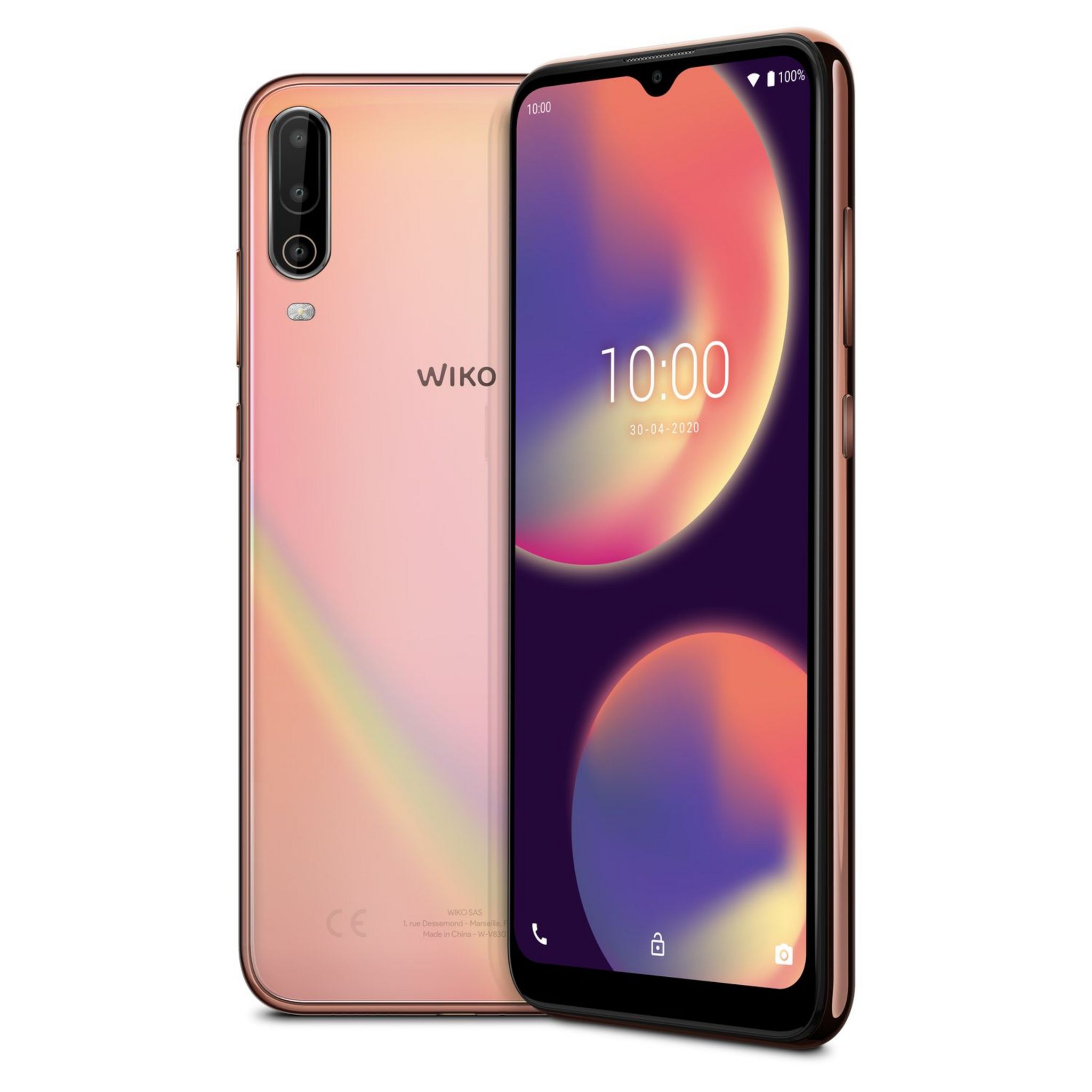 Voir la diapositive 5 : WIKO Smartphone View4 64 Go 6.52 pouces Or 4G Double port NanoSim