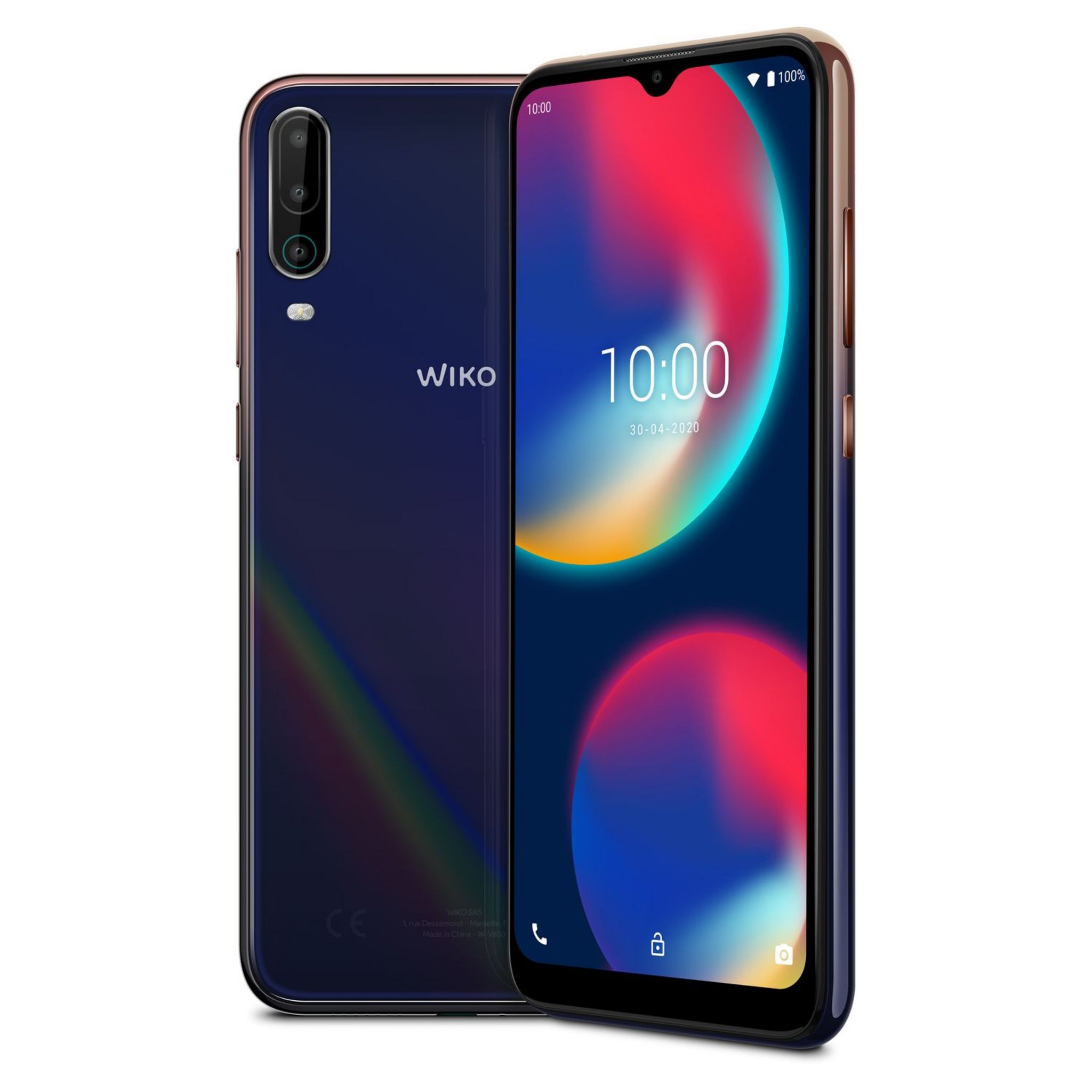 Voir la diapositive 6 : WIKO Smartphone View4 64 Go Bleu 4G 