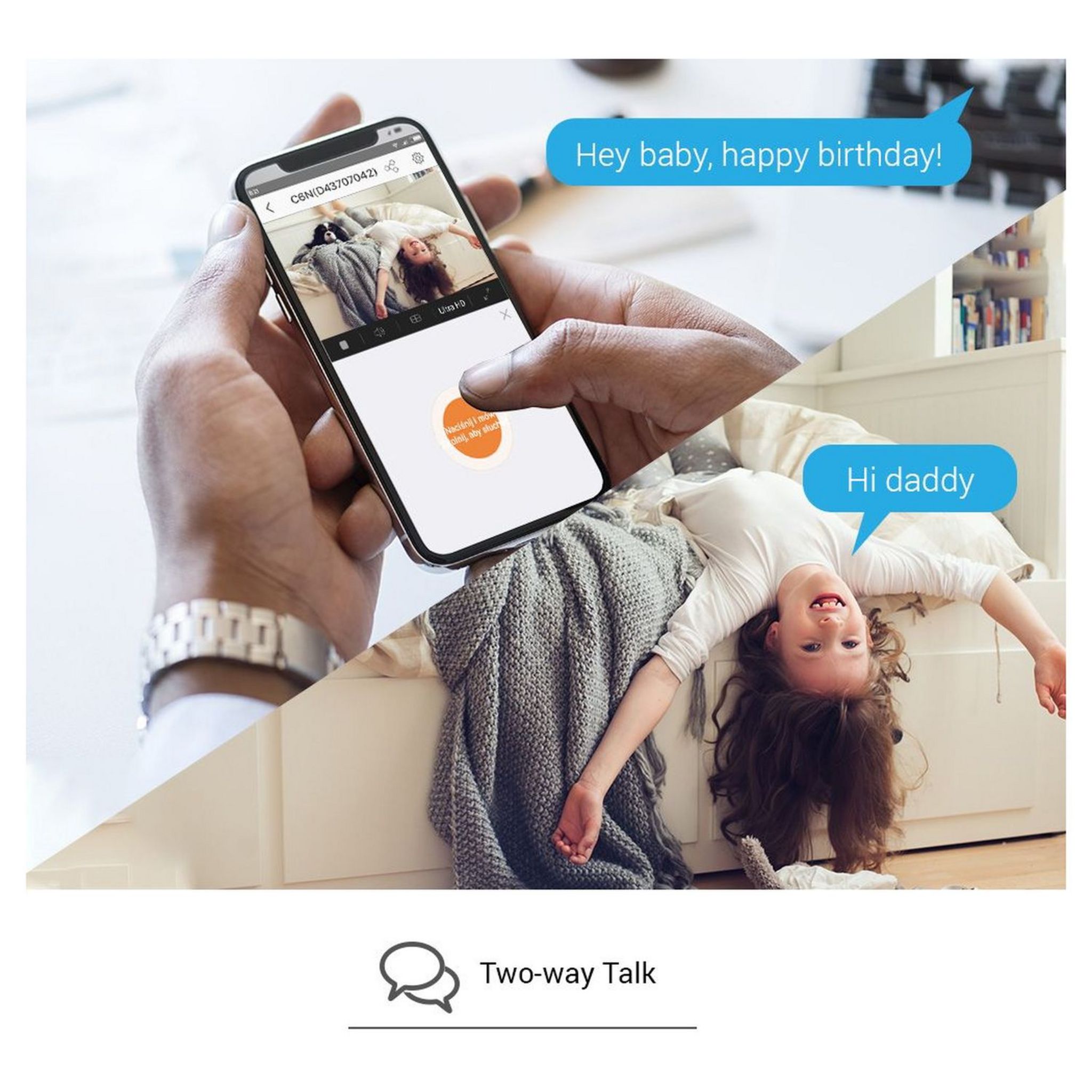 Voir la diapositive 3 : EZVIZ Caméra intérieure Wi-Fi intelligente motorisée 360° C6N
