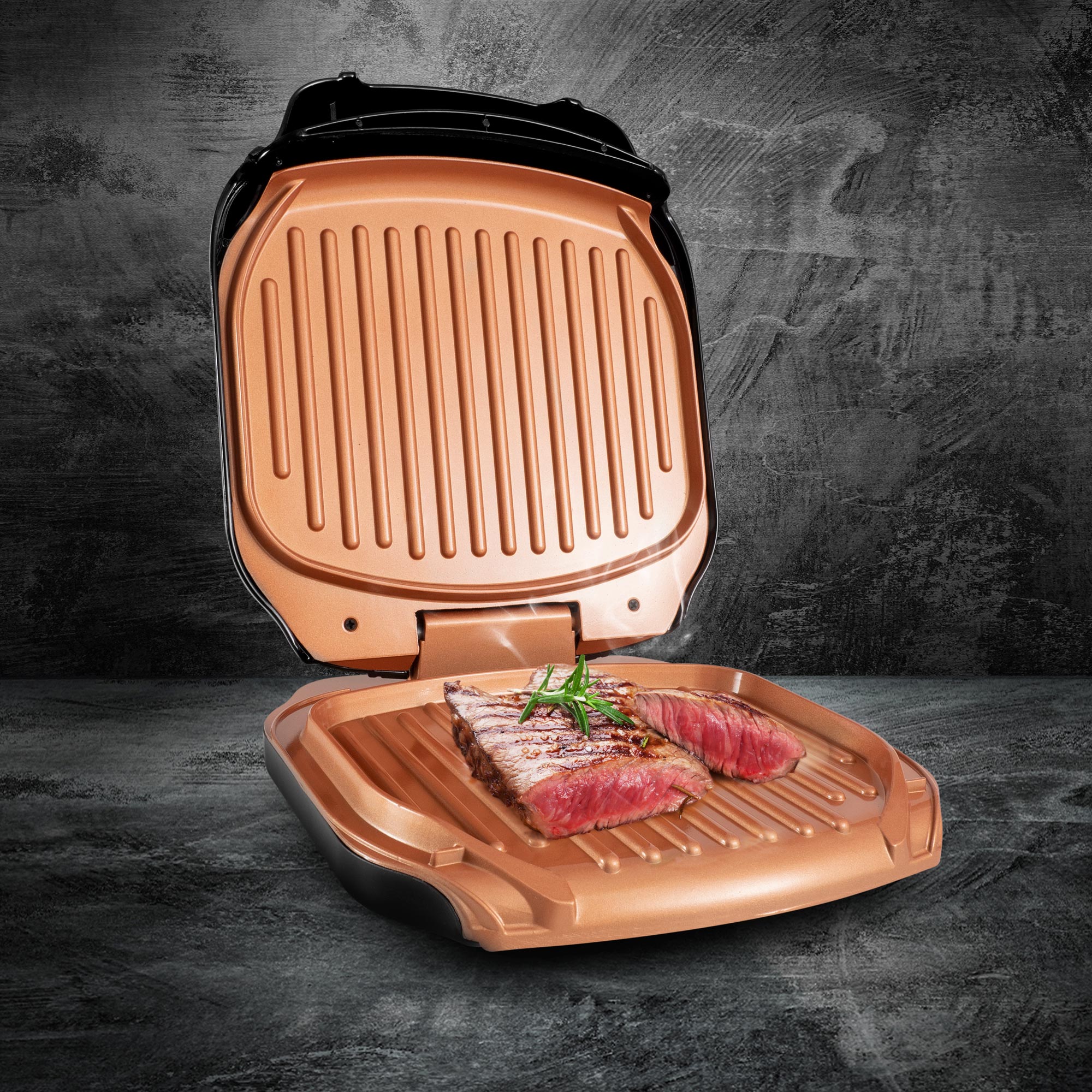 Voir la diapositive 6 : VENTEO Grill viande - GRILL02 - Noir