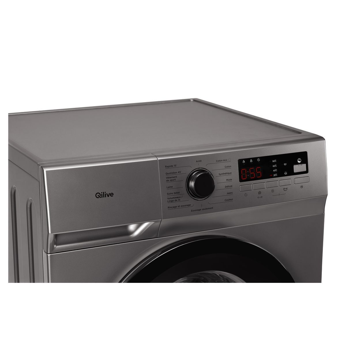 QILIVE Lave linge hublot Q.6203, 9 kg, 1200 T/min