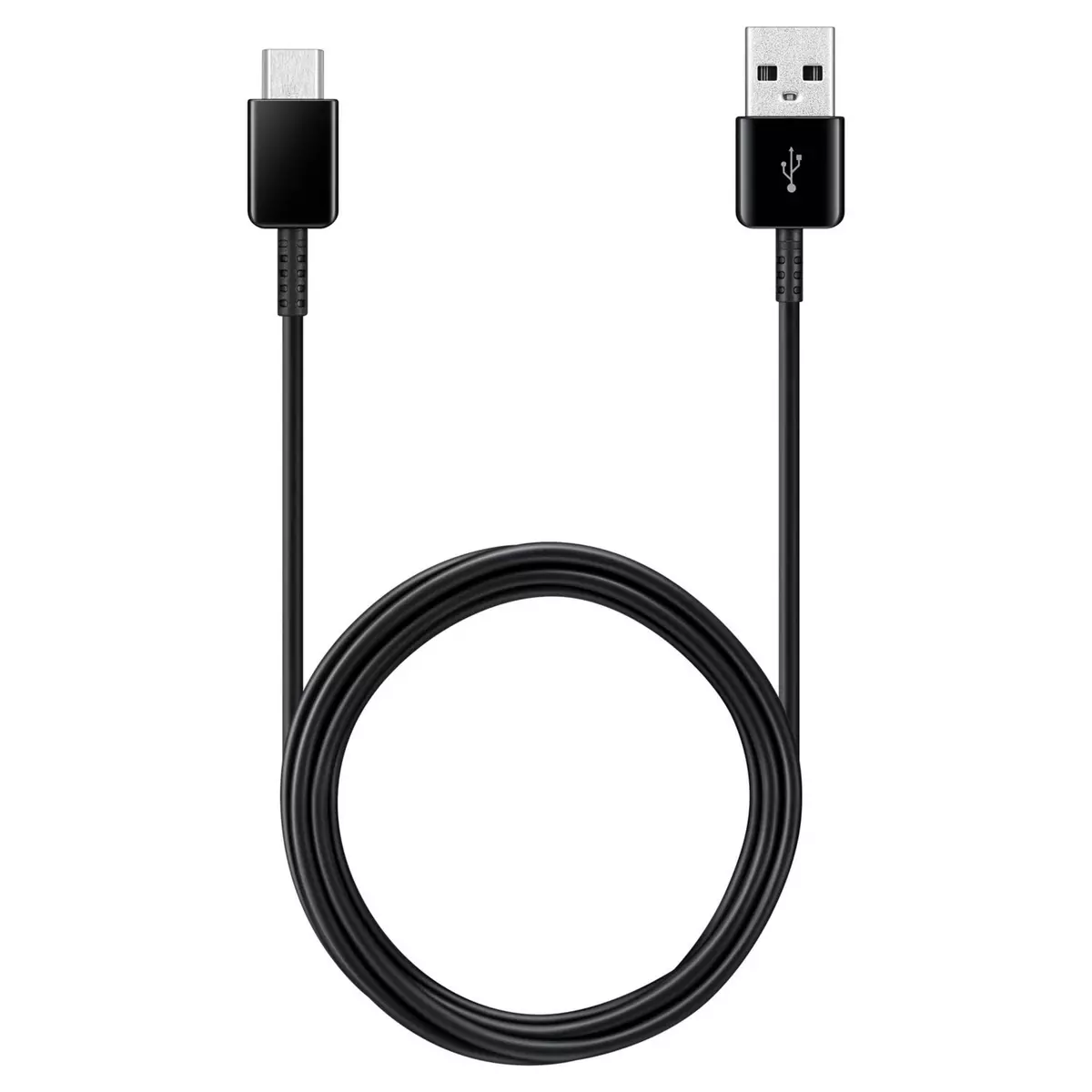 SAMSUNG Lot de 2 câbles de charge et de synchronisation USB vers USB-type C  - Mâle/mâle - 1.5 m - Noir pas cher 