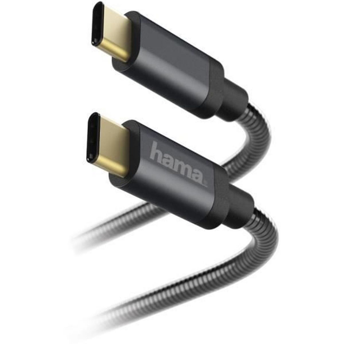 HAMA Câble  USB C métal 1.5m Gris