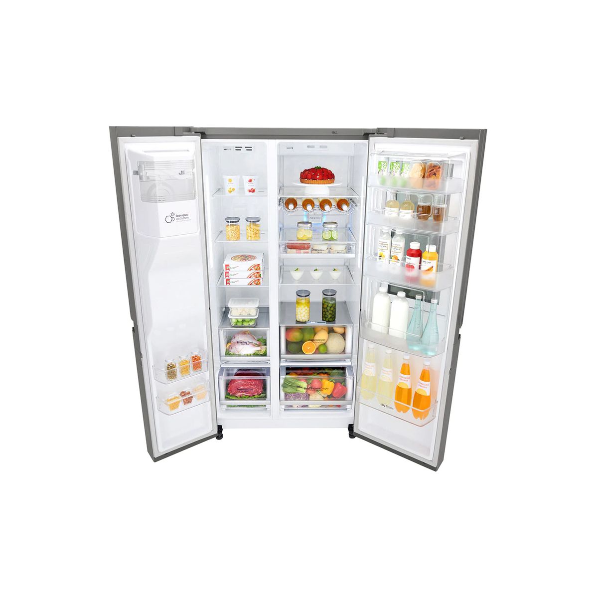 Voir la diapositive 3 : LG Réfrigérateur américain GSI960PZAZ, 625 l, Froid ventilé No frost