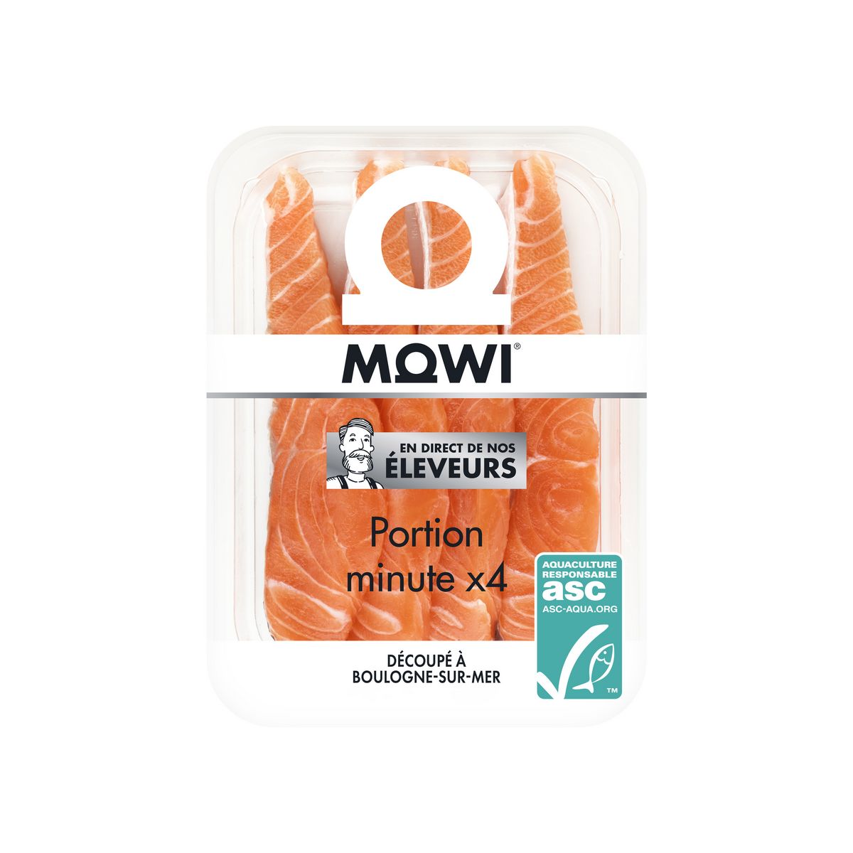 MOWI Saumon portion minute 4 pièces 180g