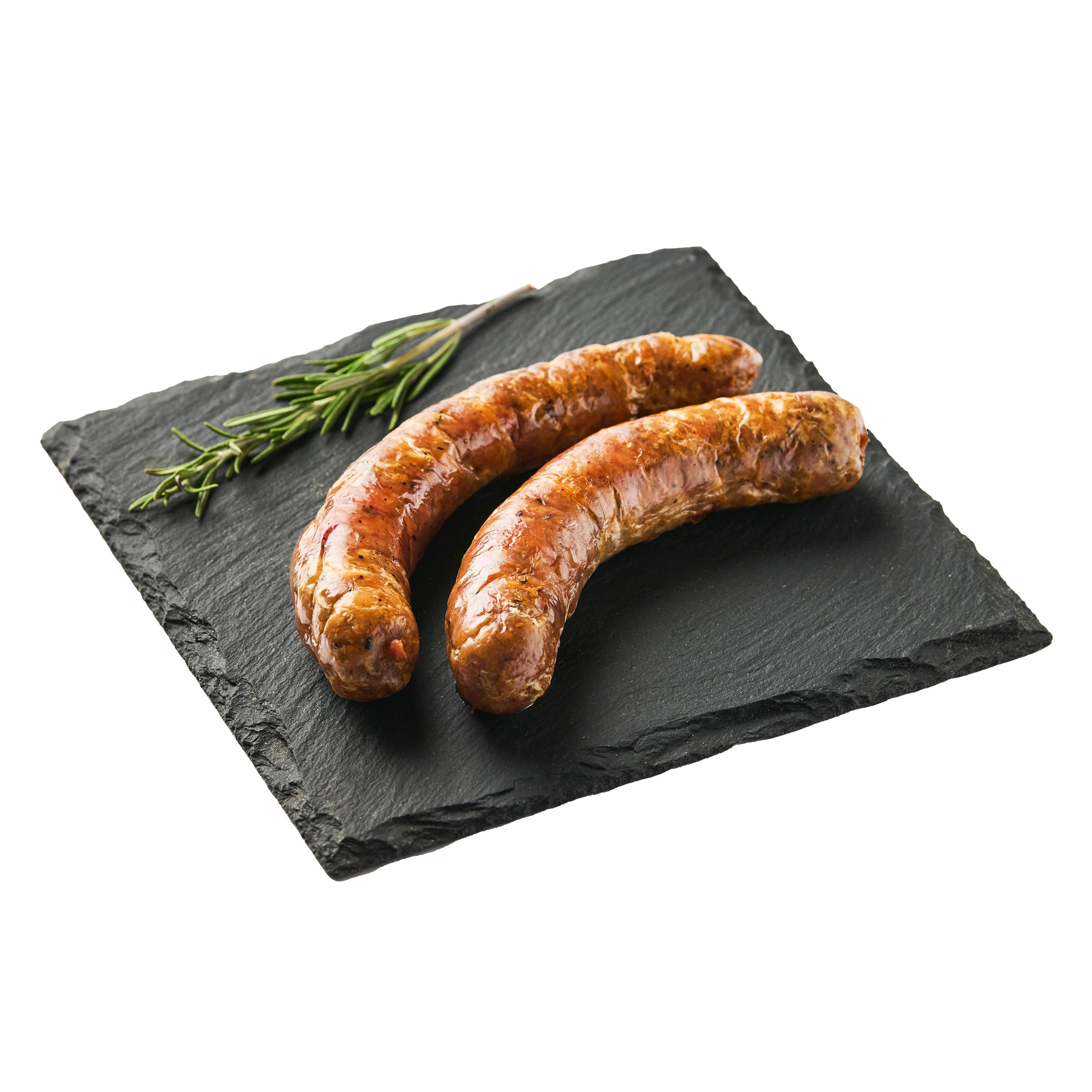 ROTISSERIE Saucisses rôties Label rouge FRANCE 150 g à 180 g