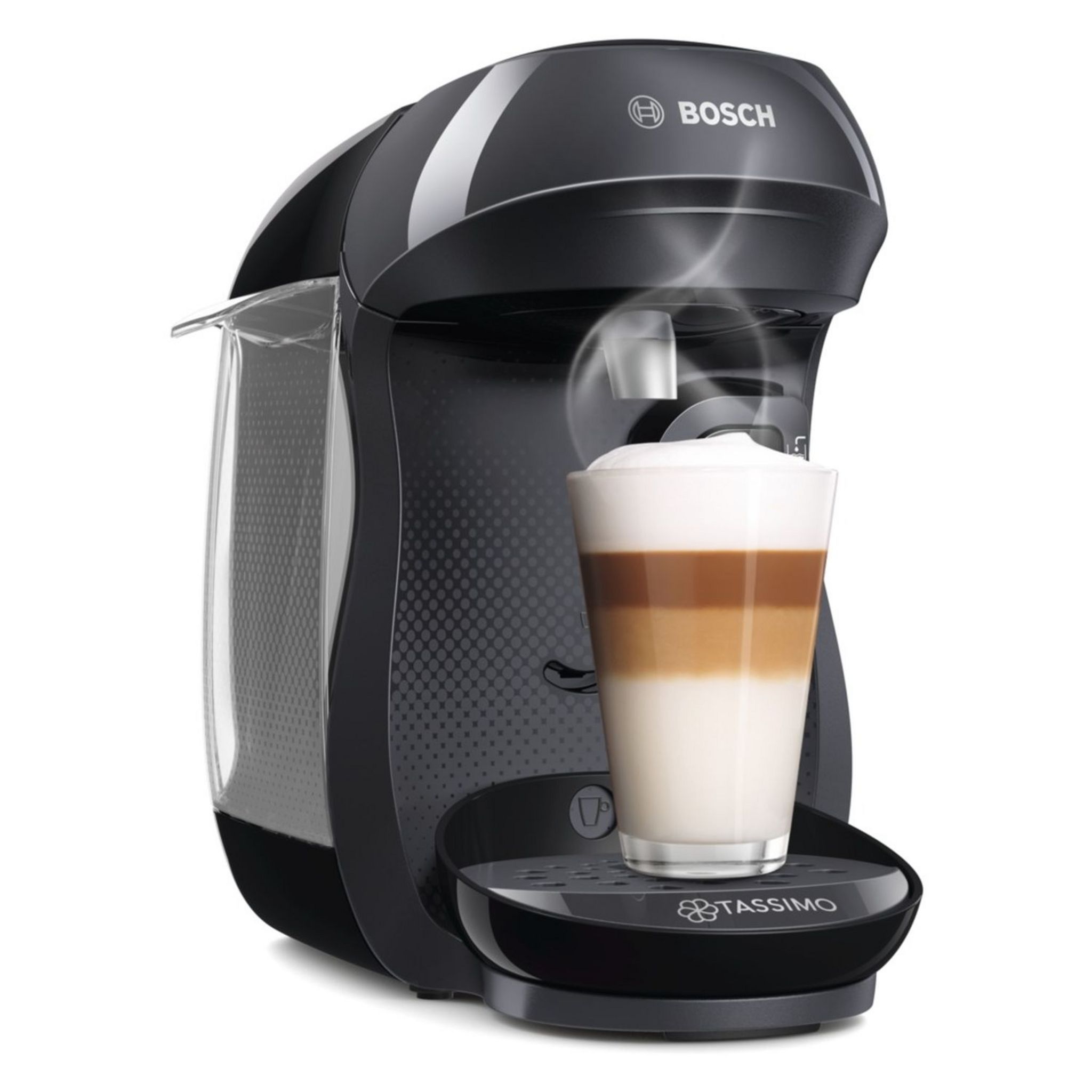 Voir la diapositive 3 : BOSCH Cafetière à dosette Tassimo TAS1002 - Noir