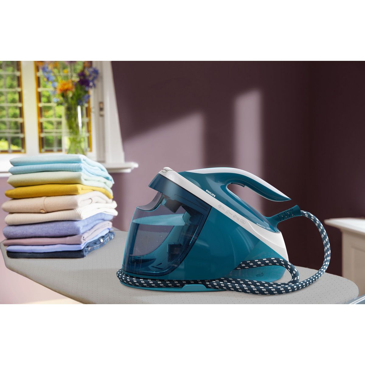 PHILIPS Centrale vapeur PerfectCare sans réglage série 7000 PSG7025/20